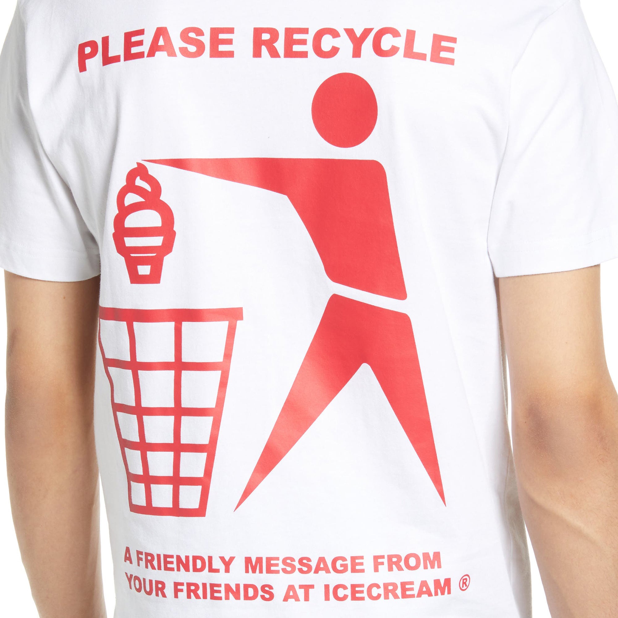 Icecream Mens Recycle SS Tee 'White'