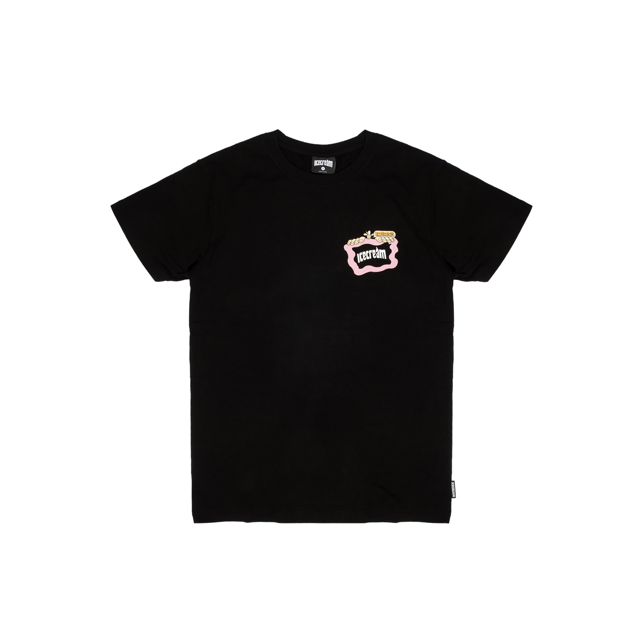 ICECREAM Mens Health And Wealth SS Tee Black