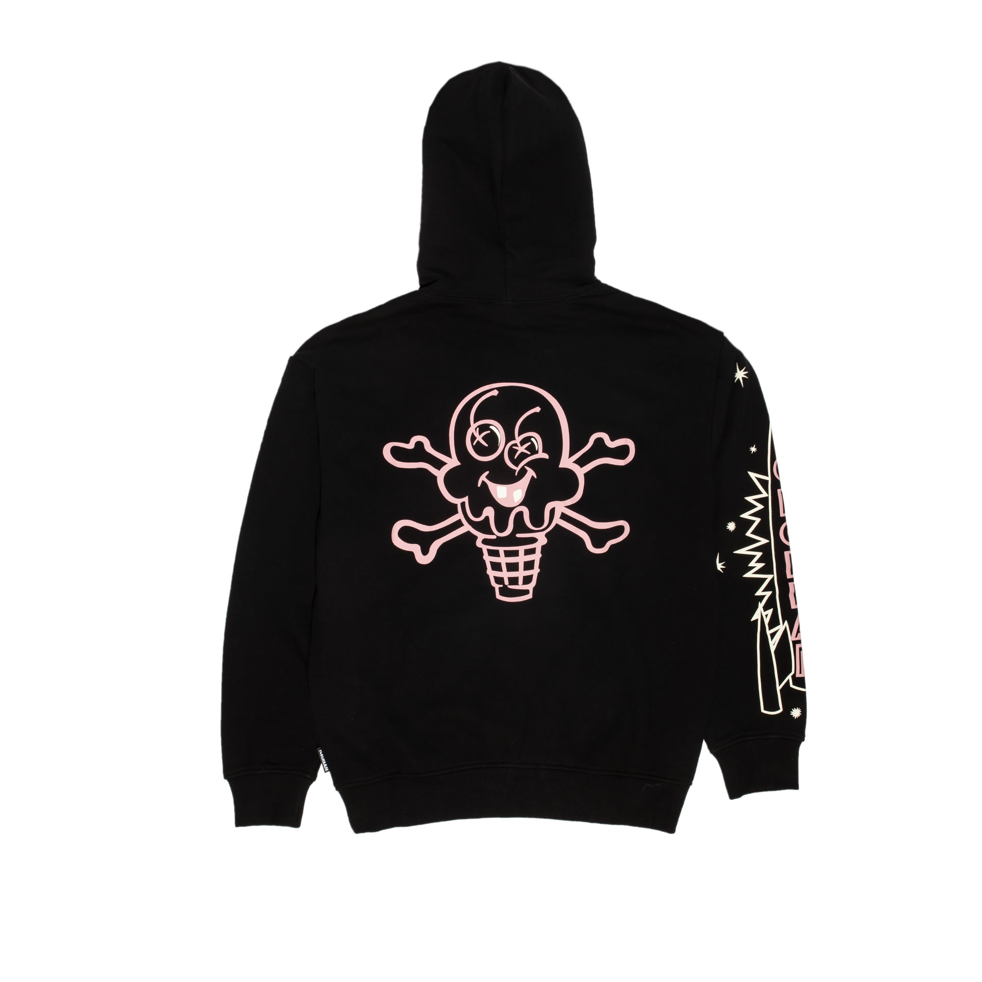 ICECREAM Mens Cones Hoodie Black