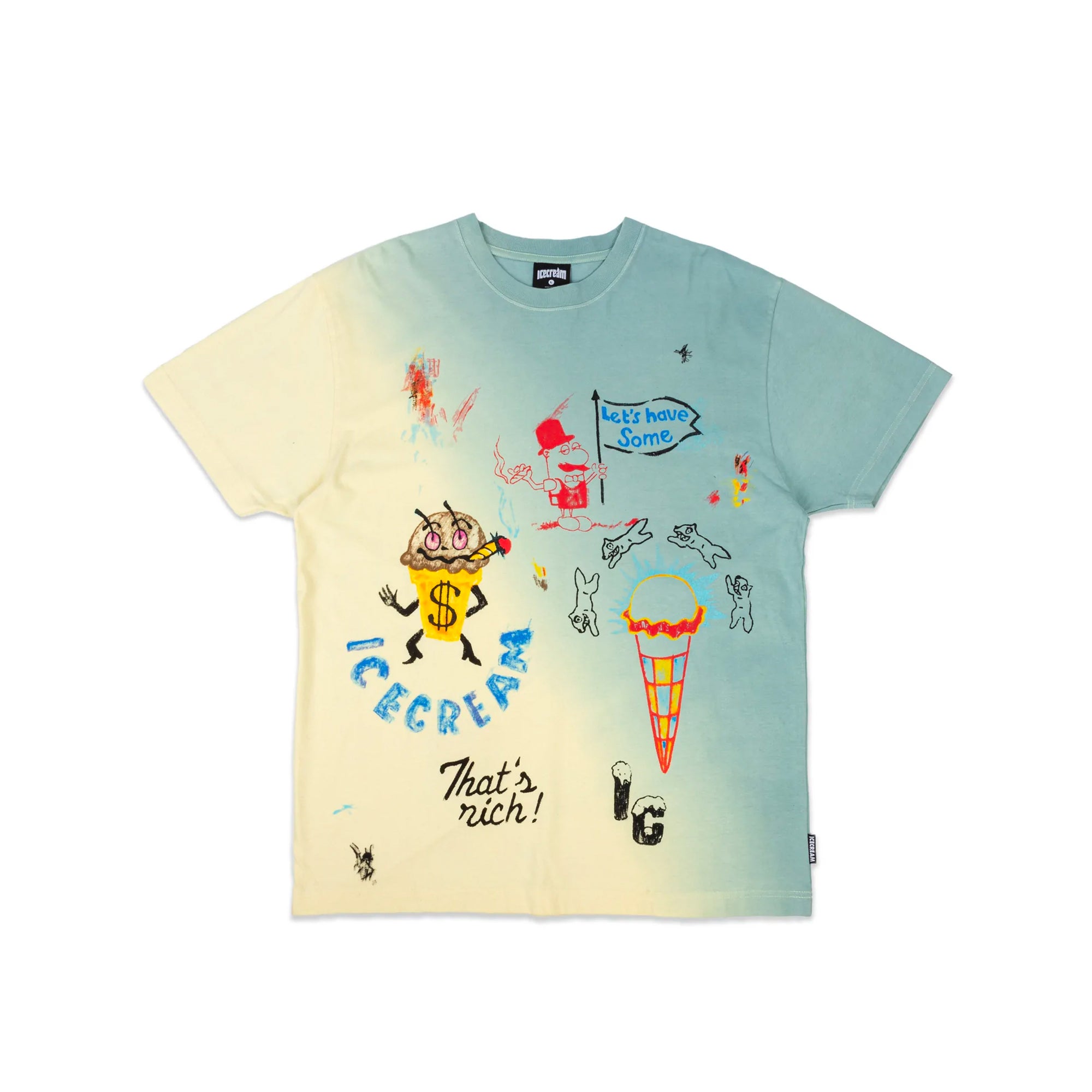 ICECREAM Mens Mount Drawmore SS Knit Tee
