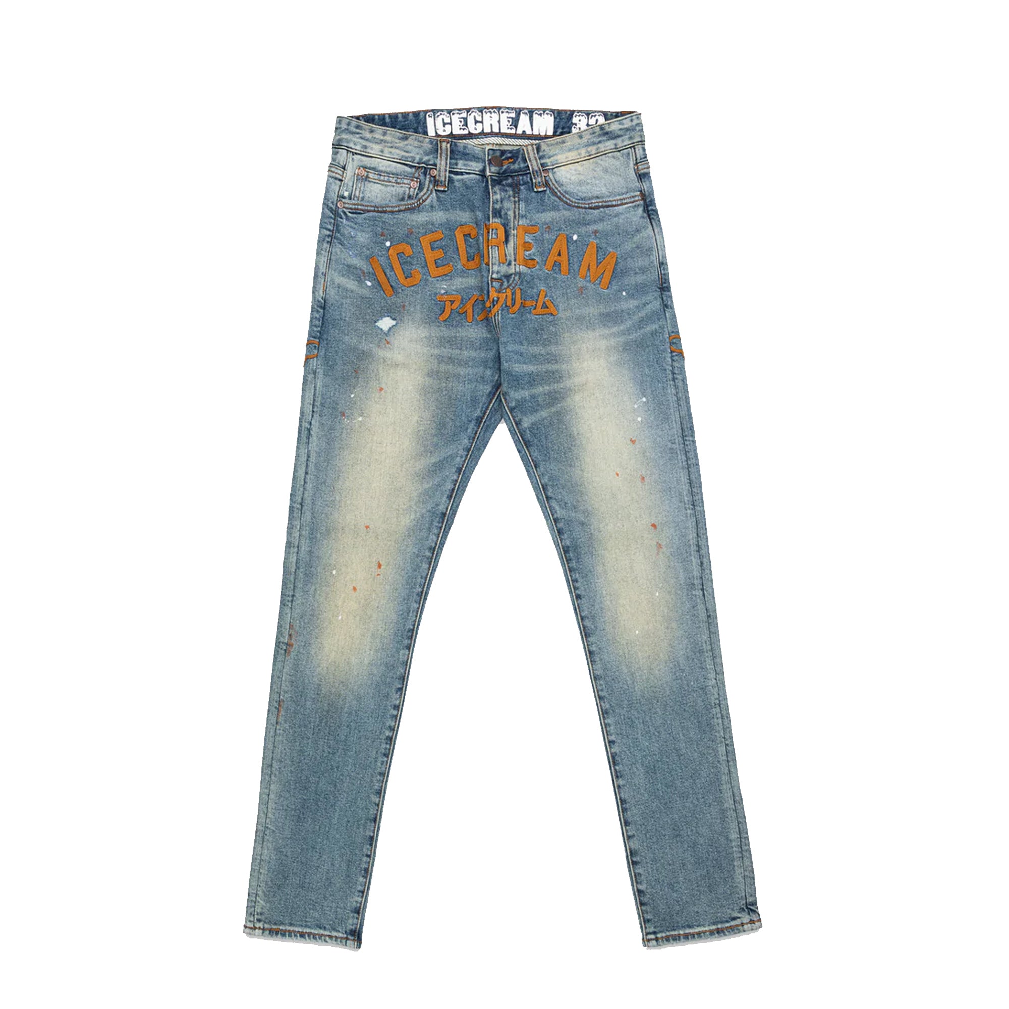 ICECREAM Mens Faded Jeans