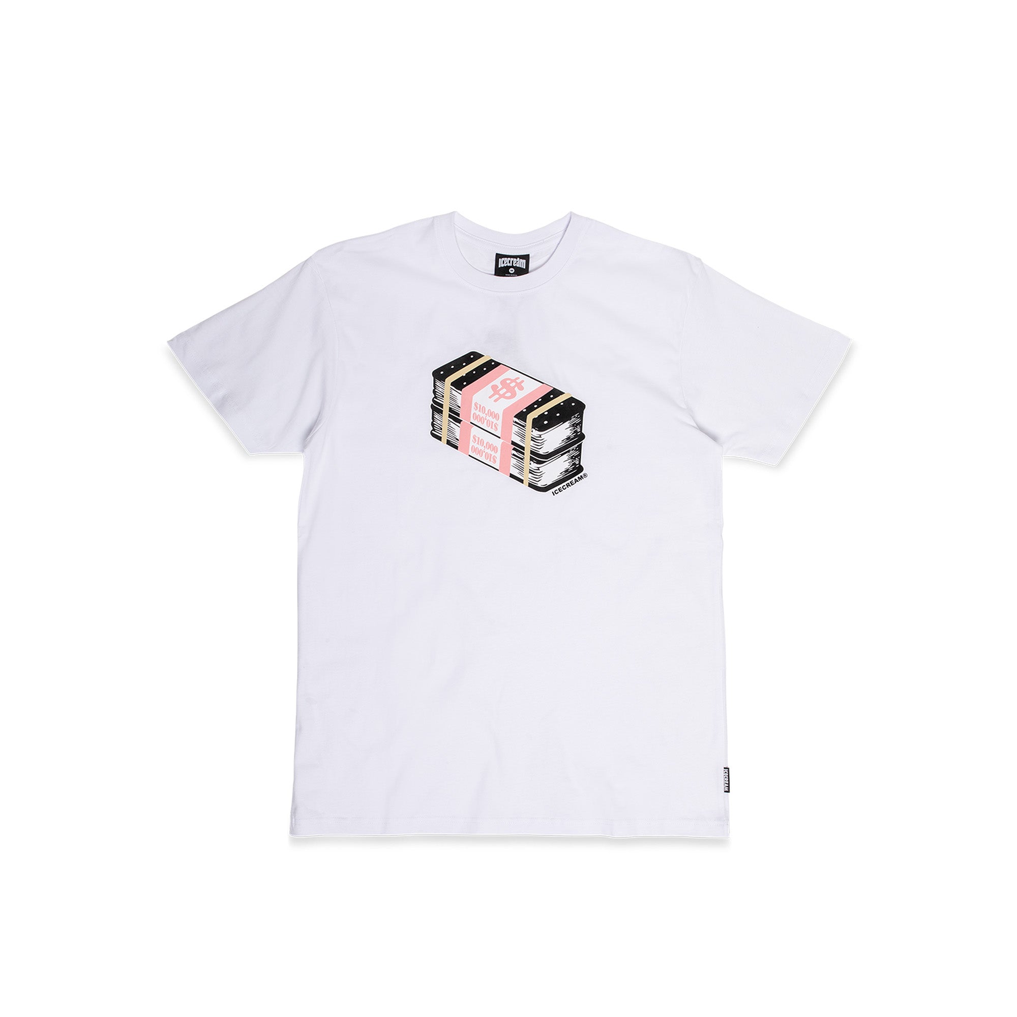 Icecream Mens Bands SS Tee 'White'