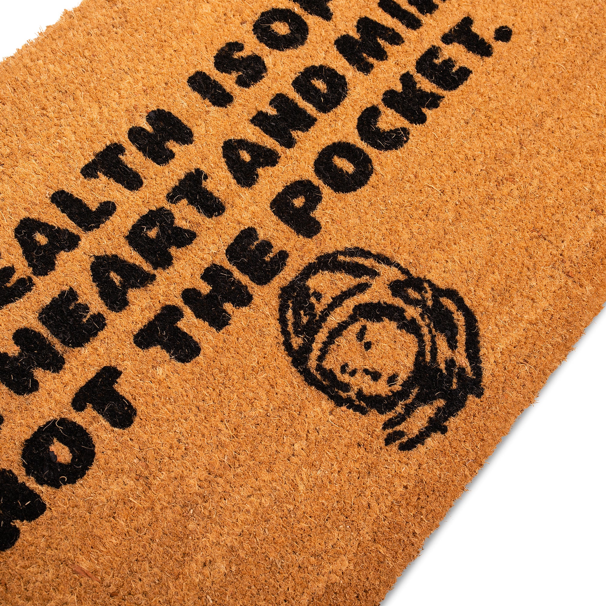 Billionaire Boys Club Wealth Door Mat 'Plain Coir'