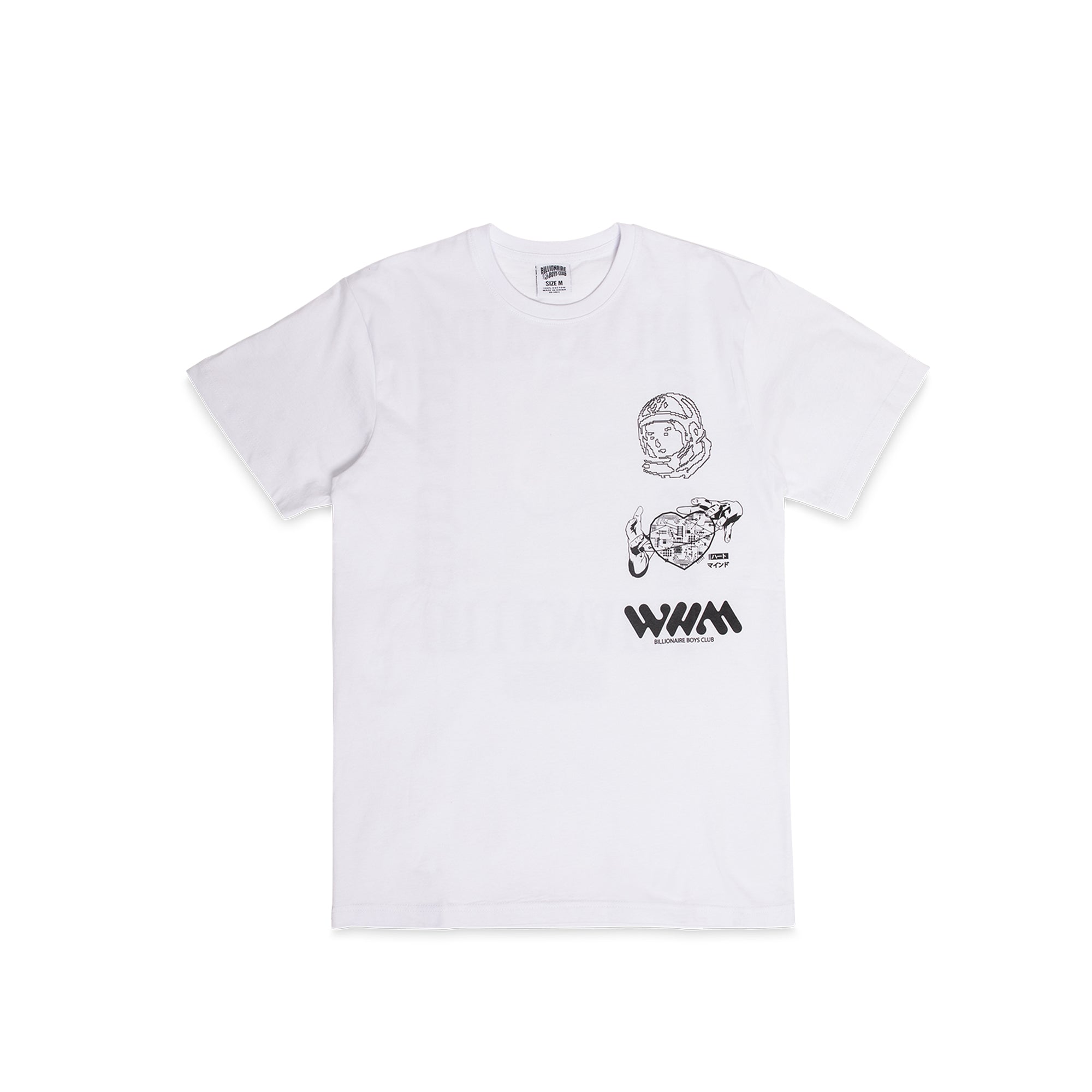 Billionaire Boys Club Mens Supernova SS Tee 'Bleached White'