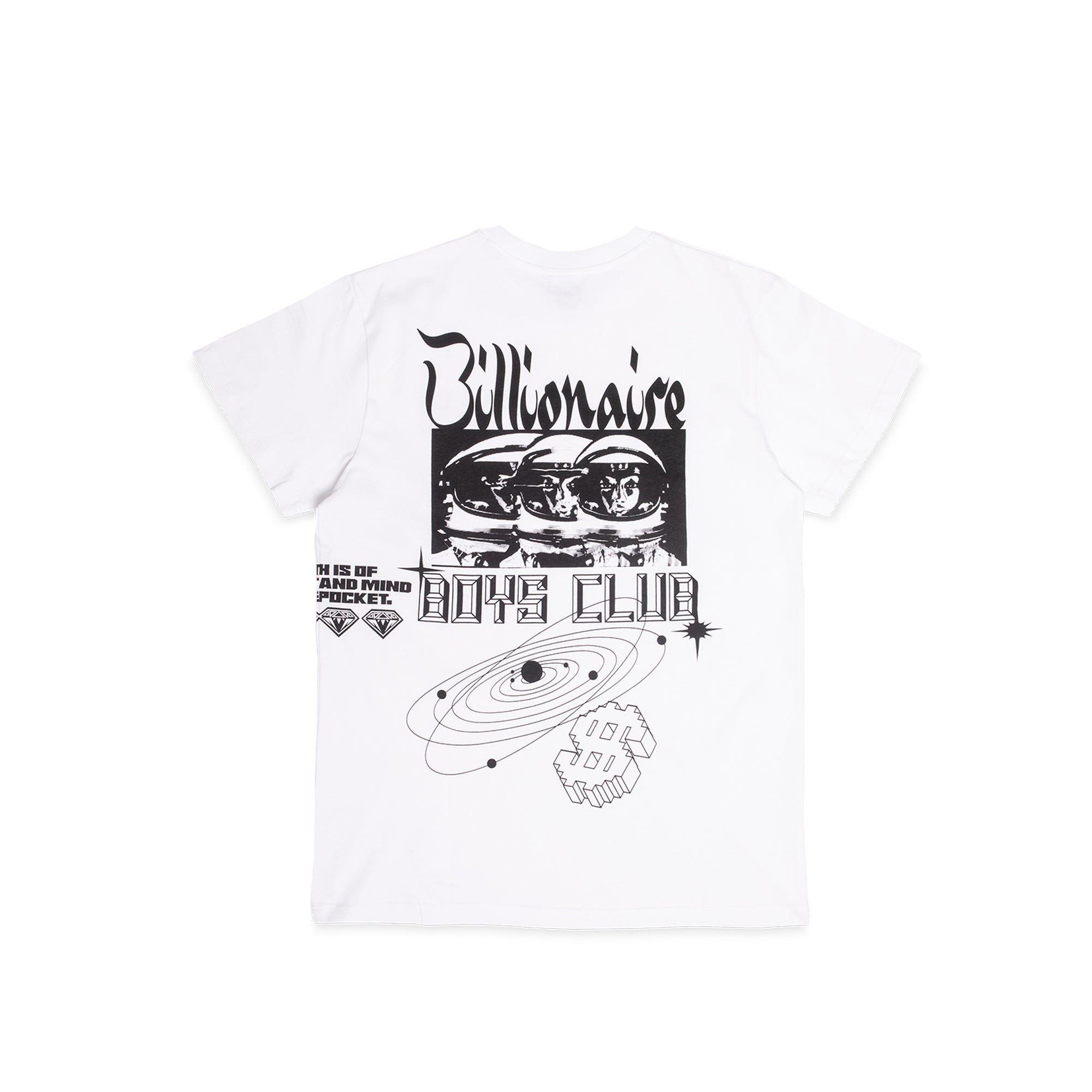 Billionaire Boys Club Mens Orion SS Tee 'Bleached White'