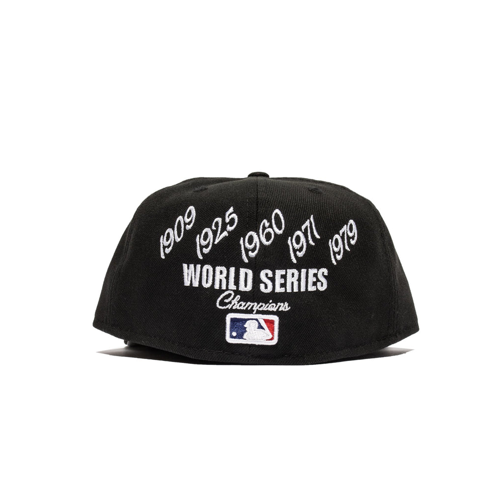 Men's Pittsburgh Pirates New Era Gray/Black 1971 World Series Undervisor  59FIFTY Fitted Hat