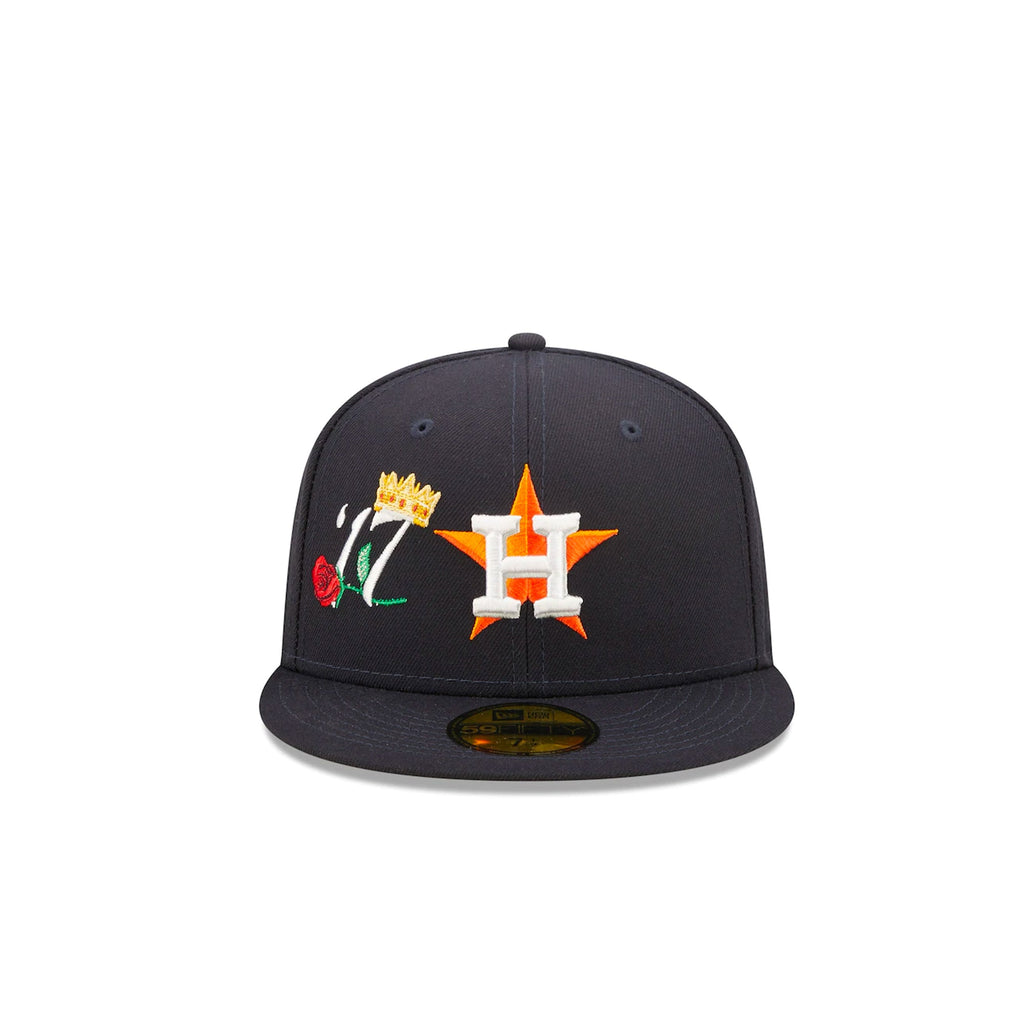 New Era Crown Champs 59FIFTY Houston Astros Fitted Hat 7-3/4