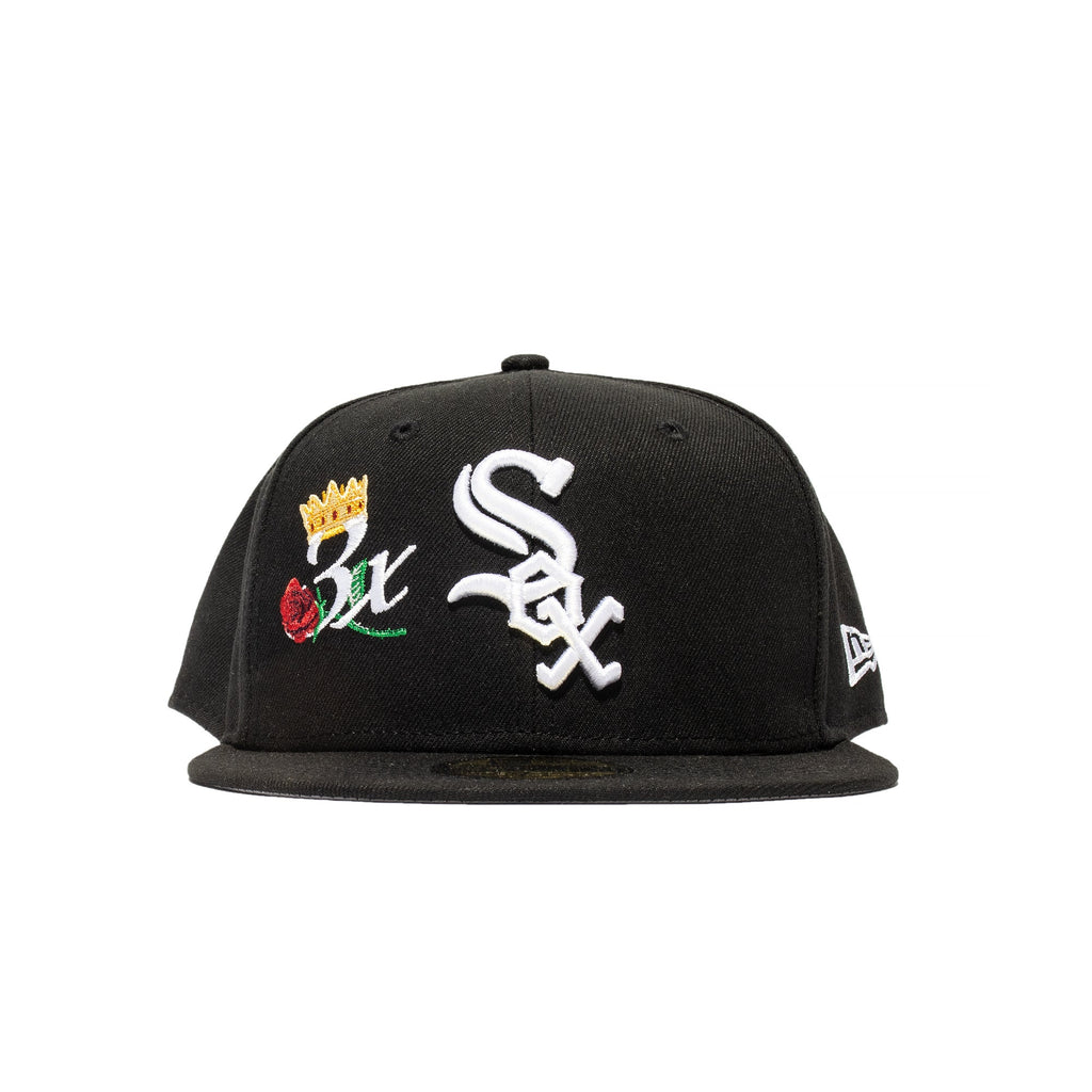 New Era 59FIFTY Chicago White Sox Side Patch Fitted Hat | Black