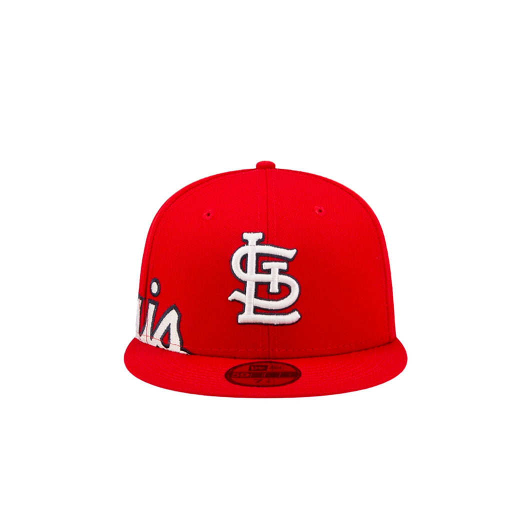 New Era St. Louis Cardinals Side Split 59FIFTY Fitted Hat - Hibbett