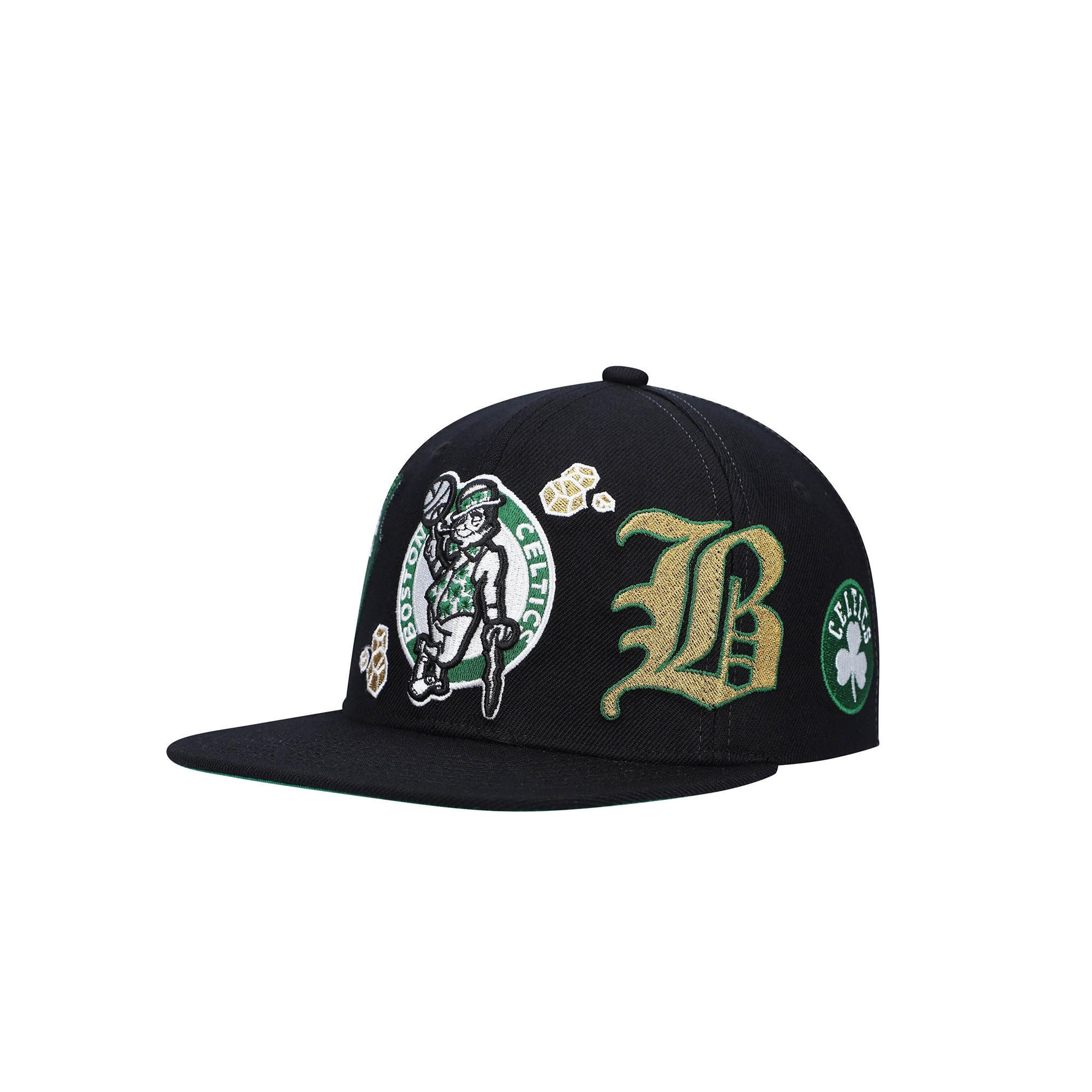 Mitchell & Ness Mens Boston Celtics My Towns Snapback 'Black'