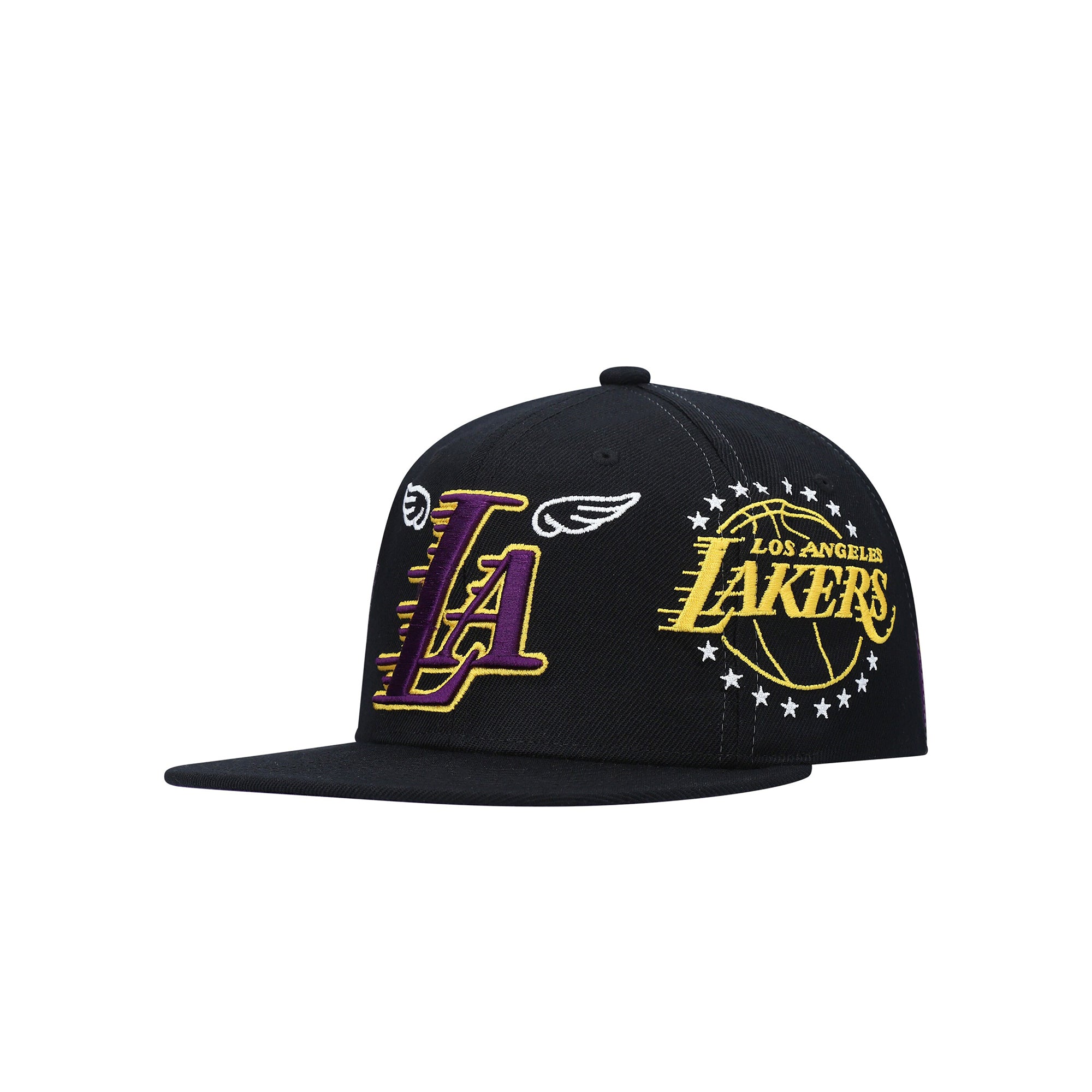 Mitchell & Ness Mens Los Angeles Lakers My Towns Snapback 'Black'