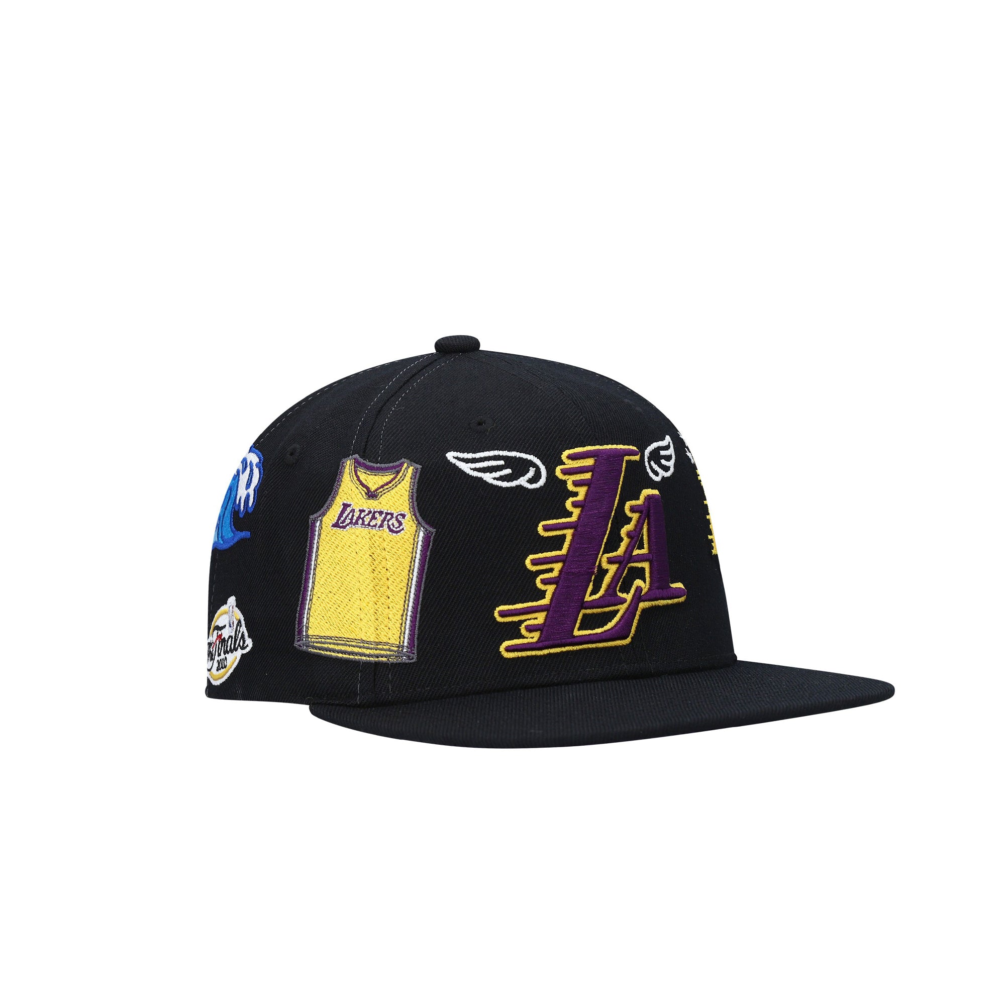 Mitchell & Ness Mens Los Angeles Lakers My Towns Snapback 'Black'