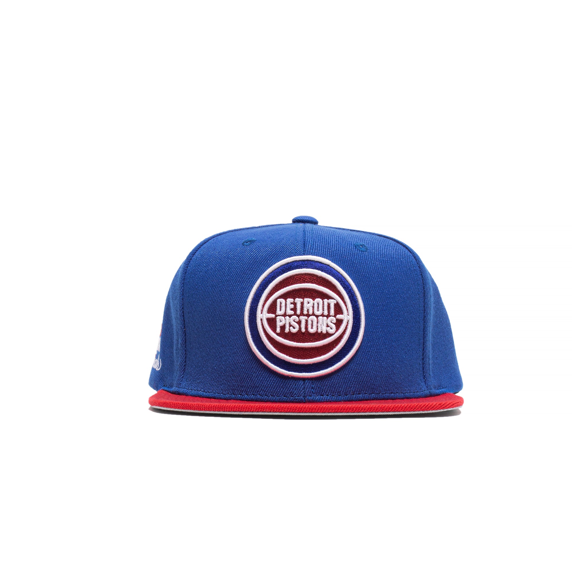 Mitchell & Ness Mens Detroit Pistons Finals Patch Snapback 'Royal/Red'