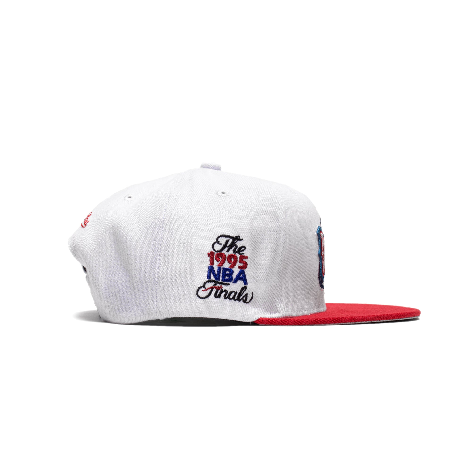 Mitchell & Ness Mens Houston Rockets Finals Patch Snapback 'White/Red'