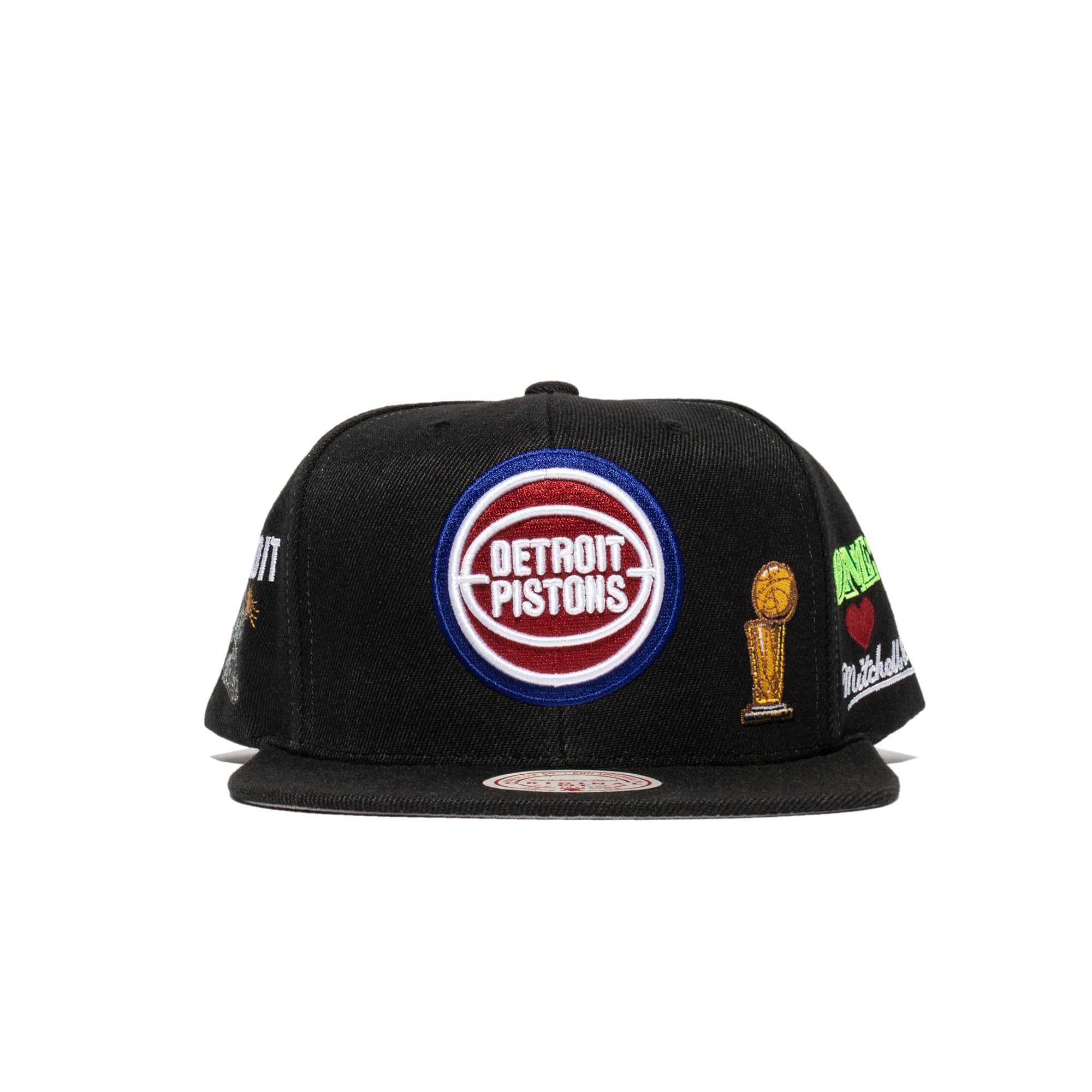 Mitchell & Ness Detoit Pistons Hyperlocal Snapback HWC 'Black'