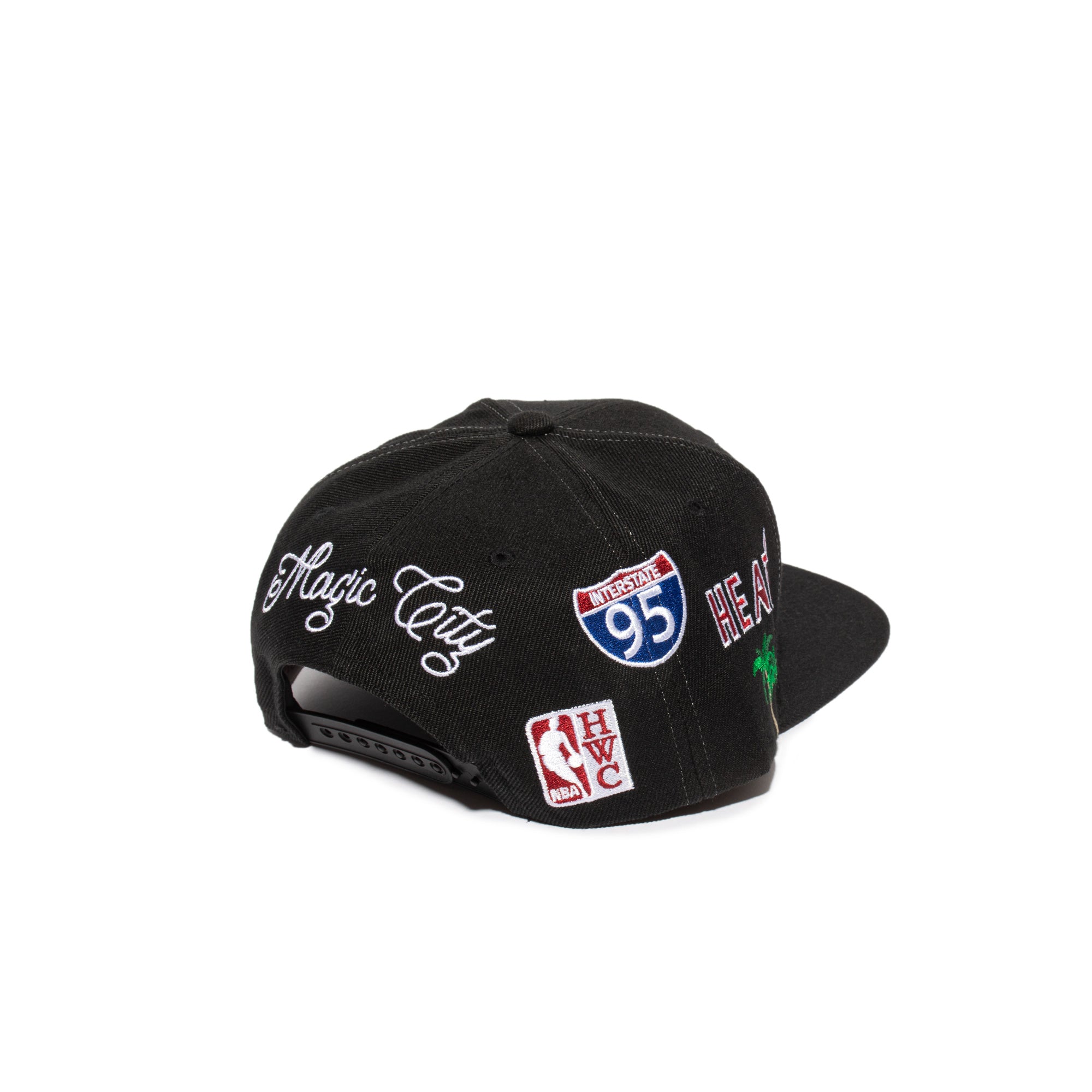 Mitchell & Ness Miami Heat Hyperlocal Snapback HWC 'Black'