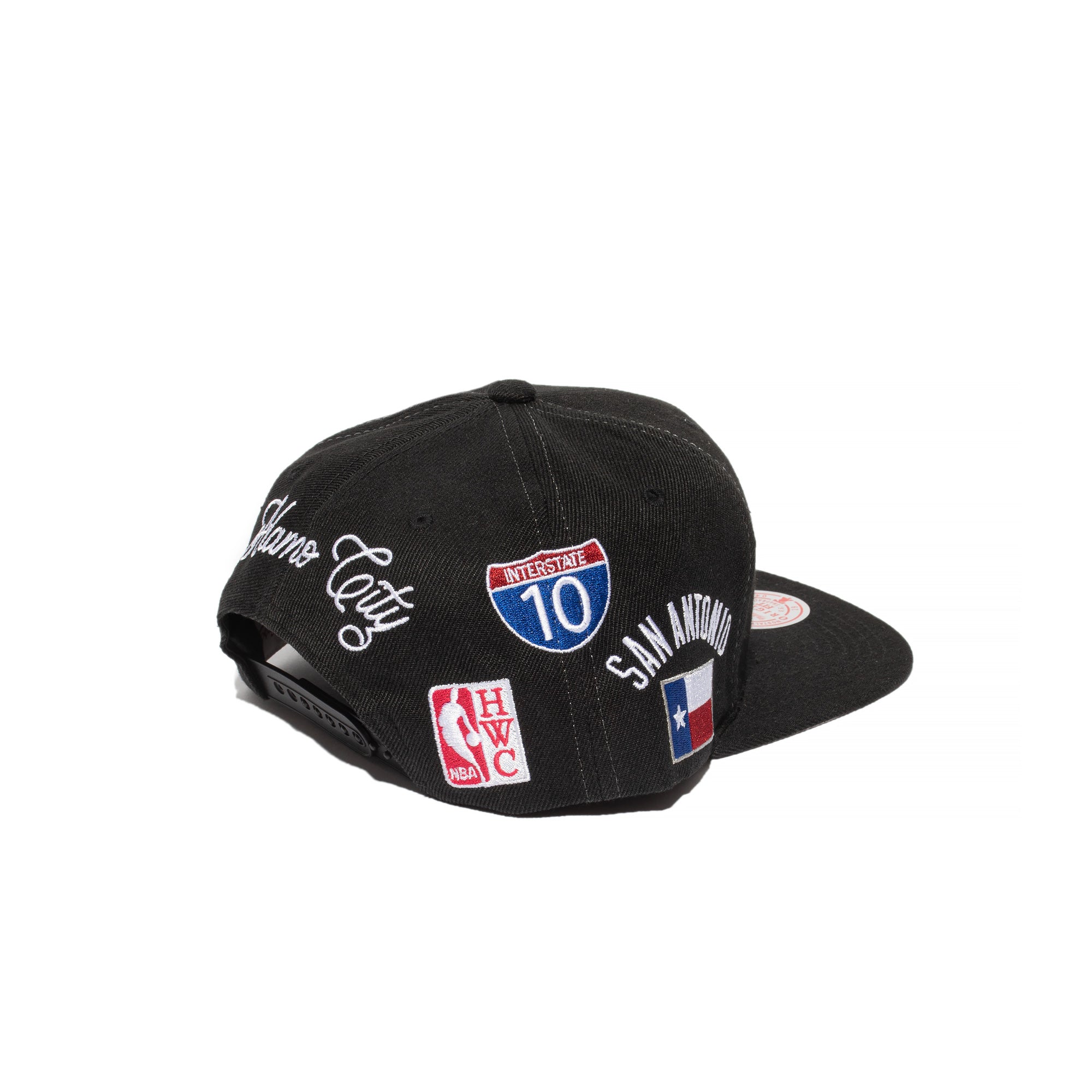 Mitchell & Ness San Antonio Spurs Hyperlocal Snapback HWC 'Black'