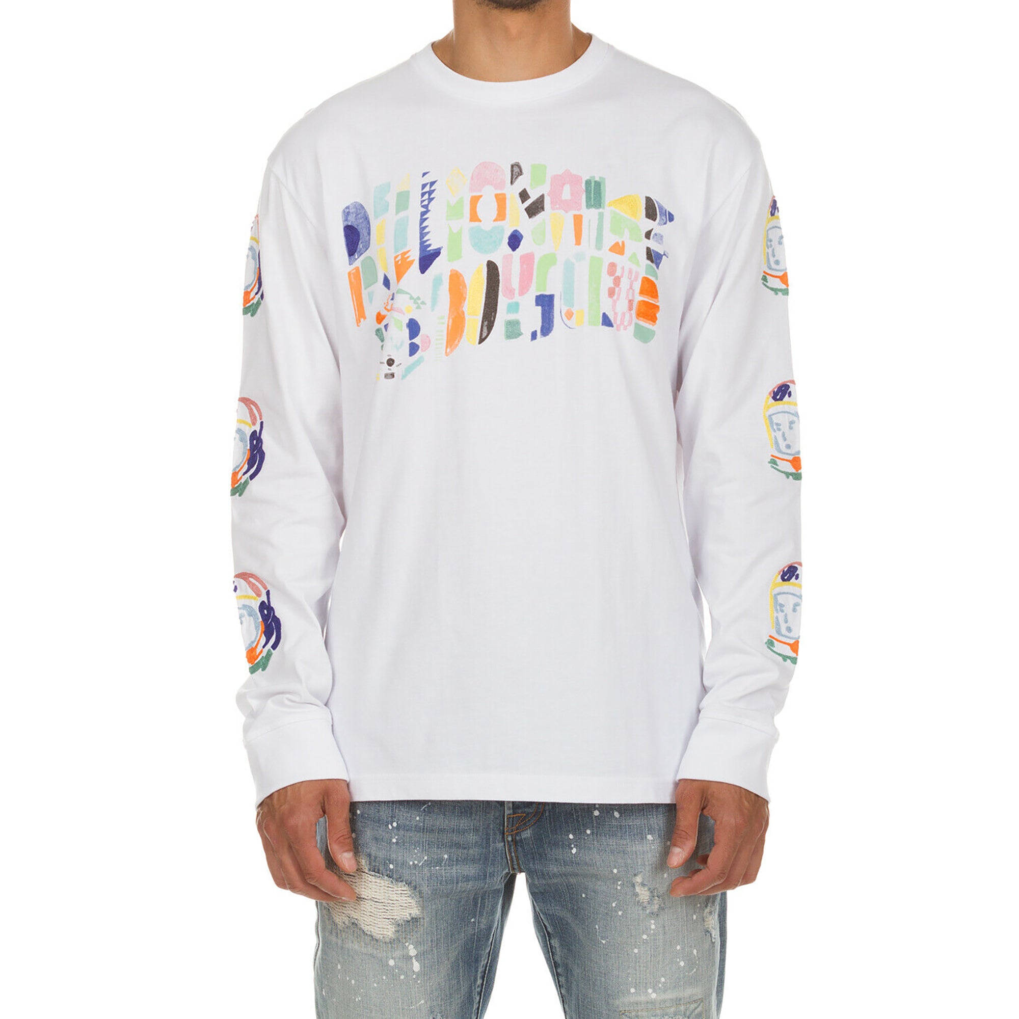 Billionaire Boys Club Men BB Abstract Arch LS Knit