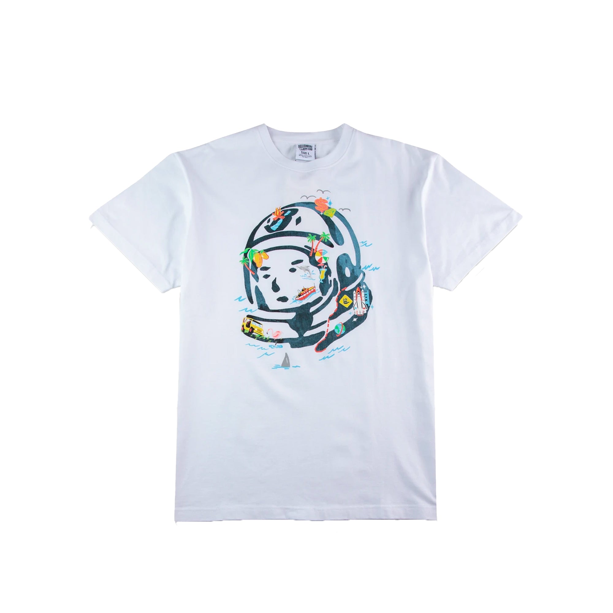 Billionaire Boys Club Mens Caribe SS Tee 'White'