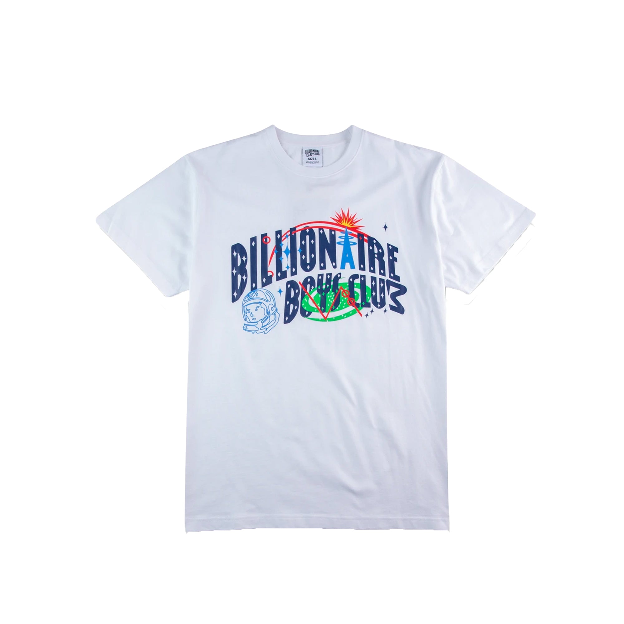 Billionaire Boys Club Mens Future Arch SS Tee 'White'