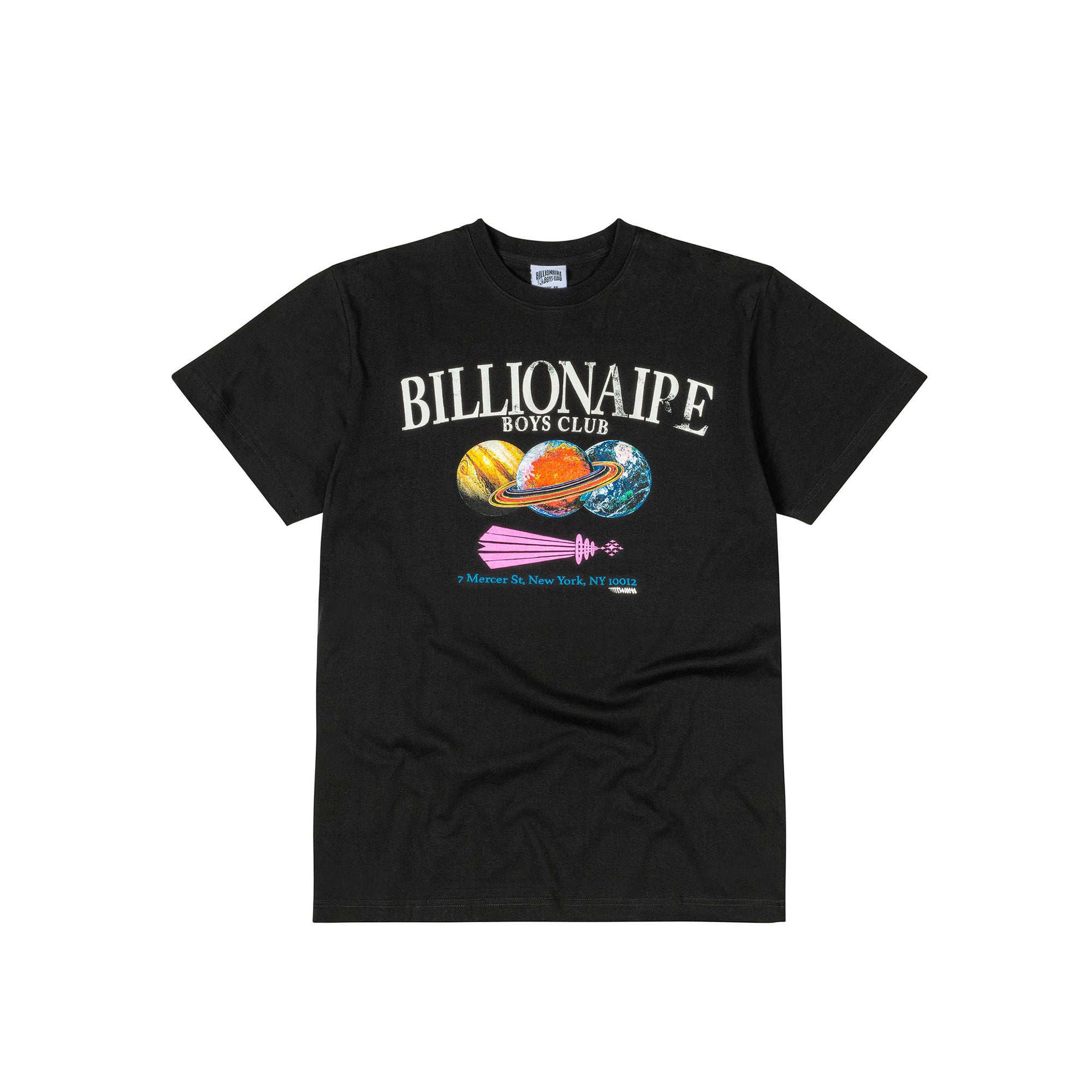 Billionaire Boys Club Mens BB World Tee 'Black'
