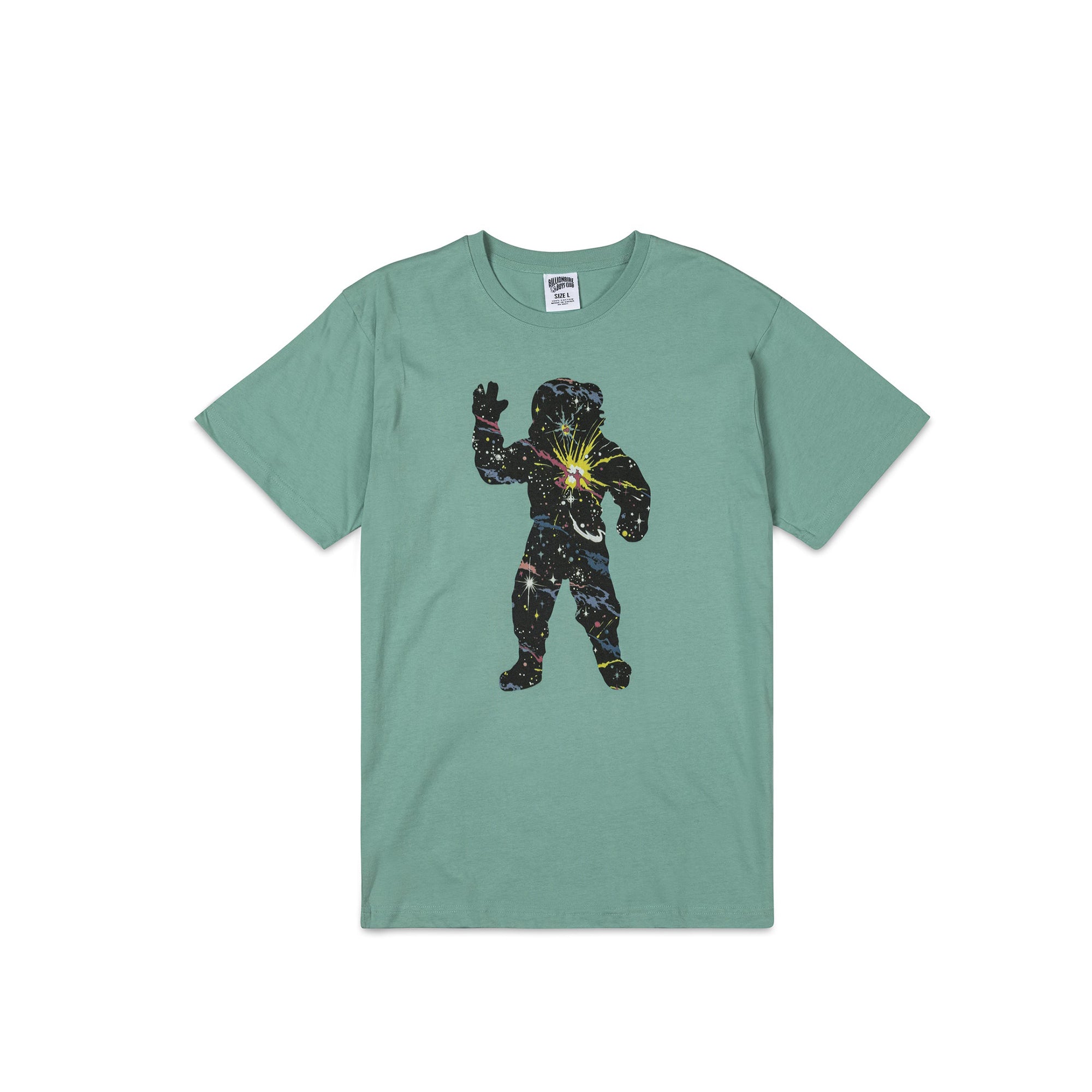 Billionaire Boys Club Mens BB Cosmic Astro SS Tee 'Bright Aqua'
