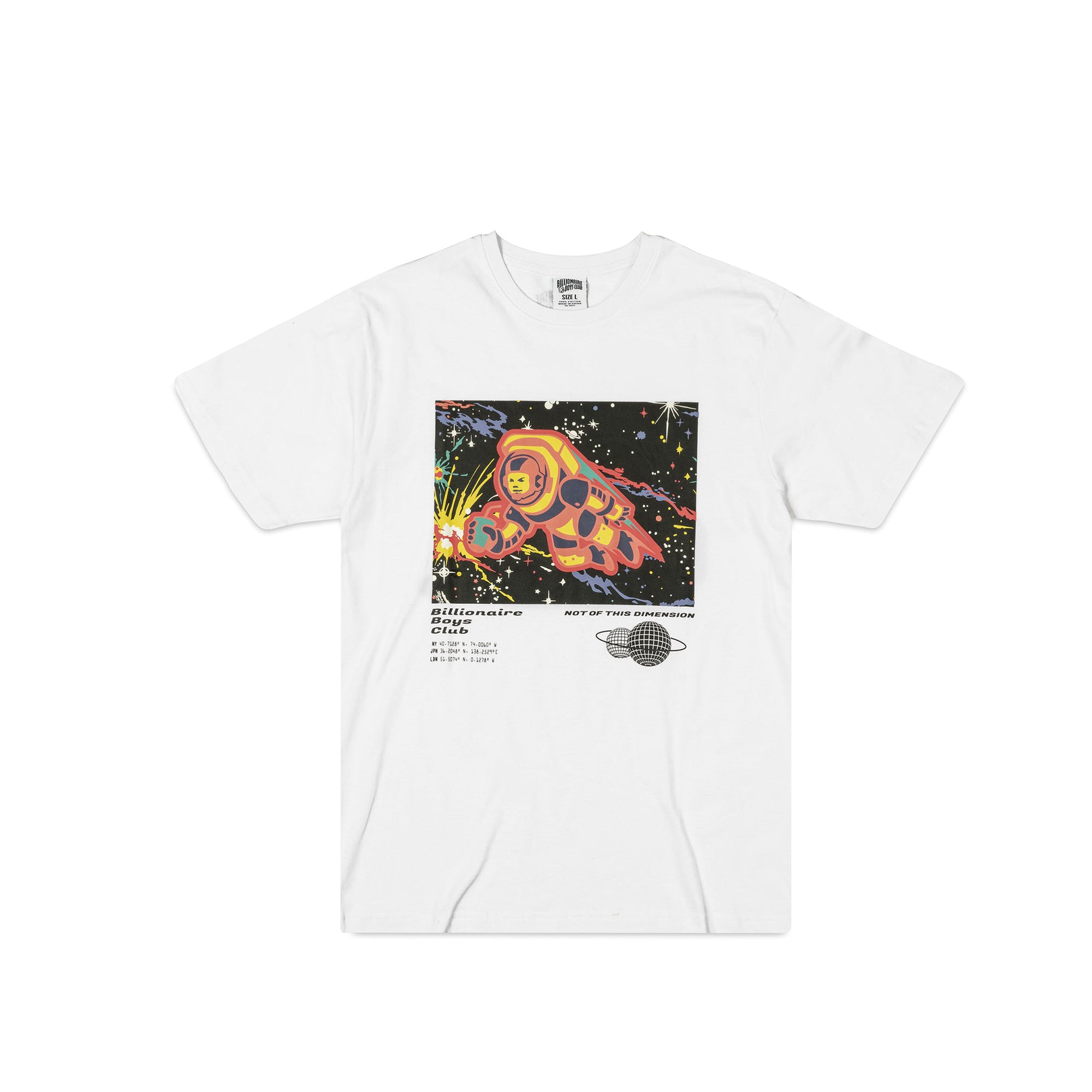Billionaire Boys Club Mens BB Hyperspace SS Tee 'White'