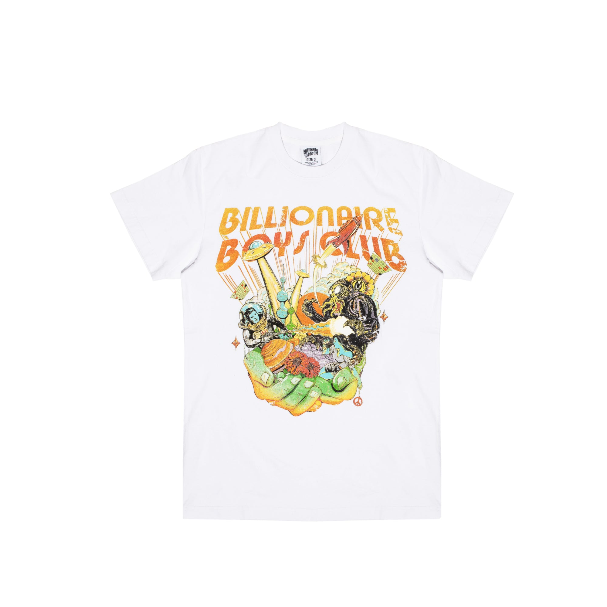 Billionaire Boys Club Mens BB Epic SS Tee White