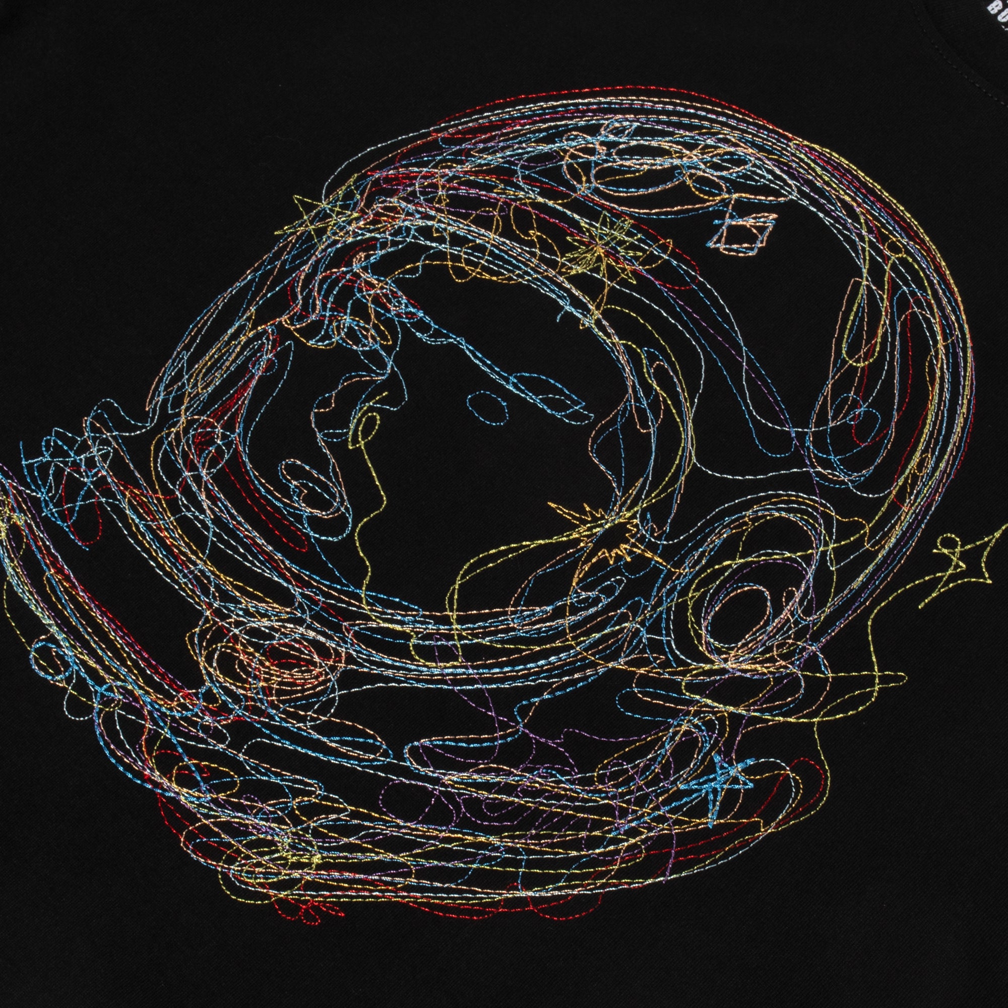 Billionaire Boys Club Mens BB Scribbles Knit SS Tee Black