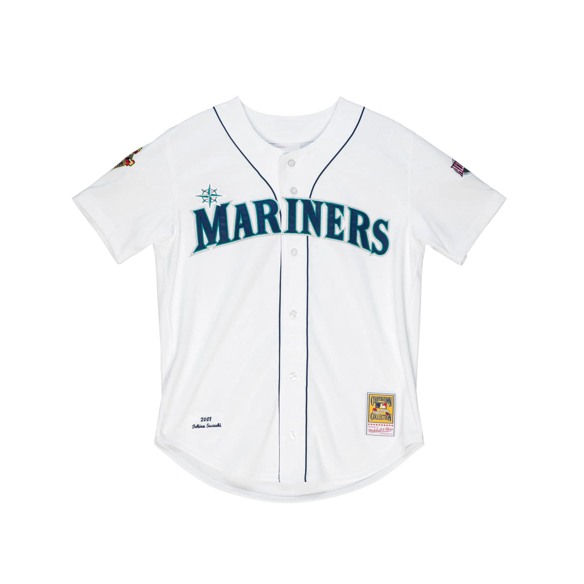 Mitchell & Ness Mens Seattle Mariners Ichiro Suzuki Authentic Jersey