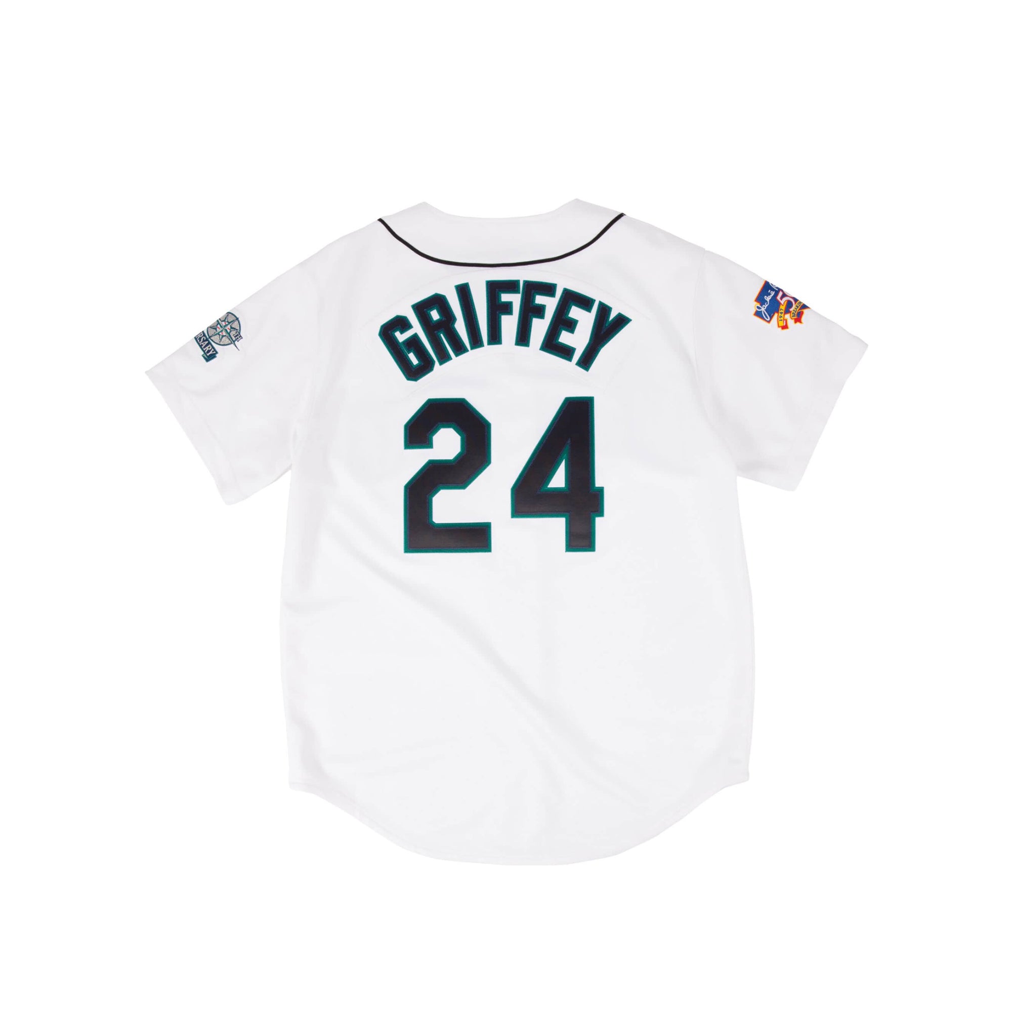 Mitchell & Ness Mens Seattle Mariners Ken Griffey Jr. Authentic Jersey 'White'