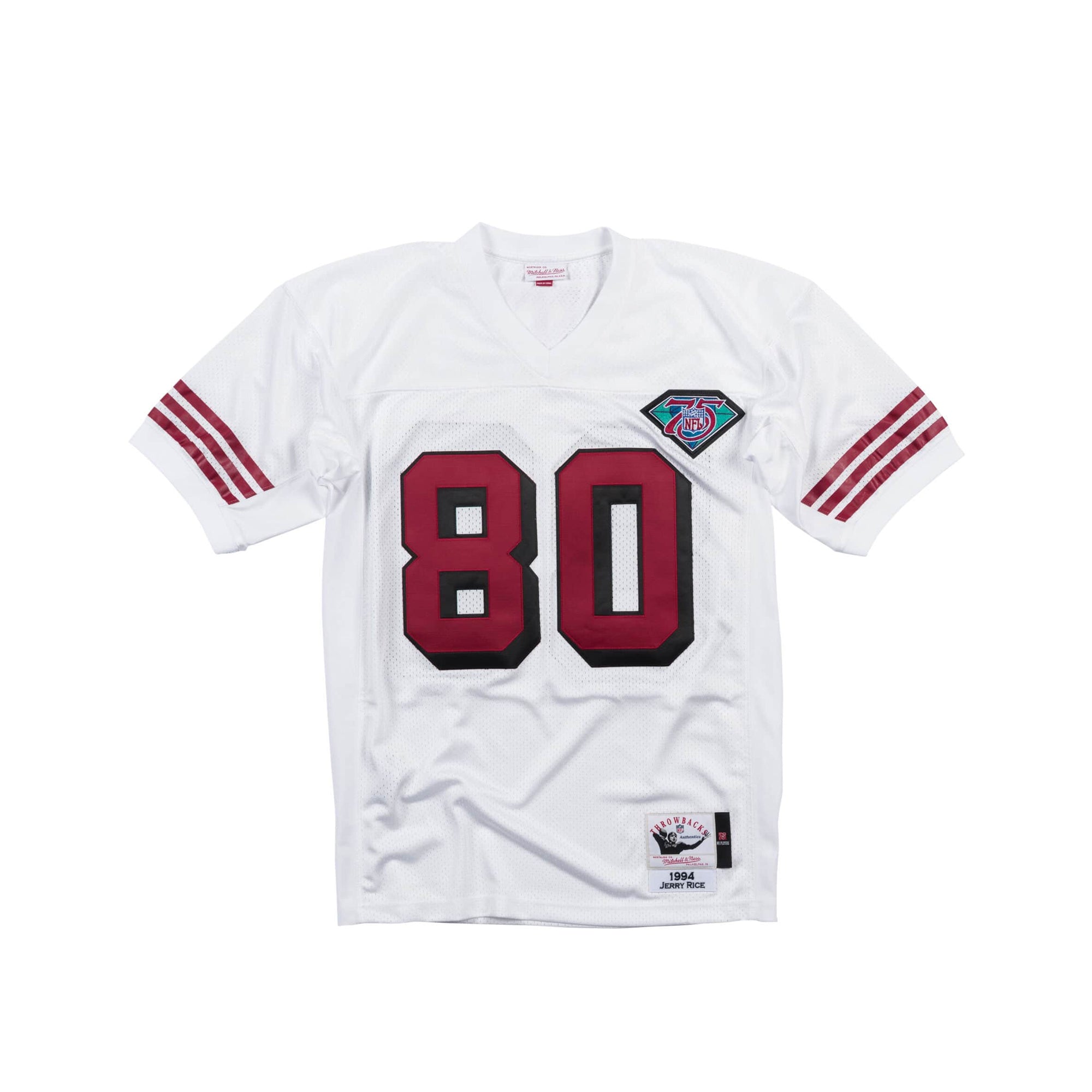 Mitchell & Ness Mens San Francisco 49ers Jerry Rice Jersey 'White'