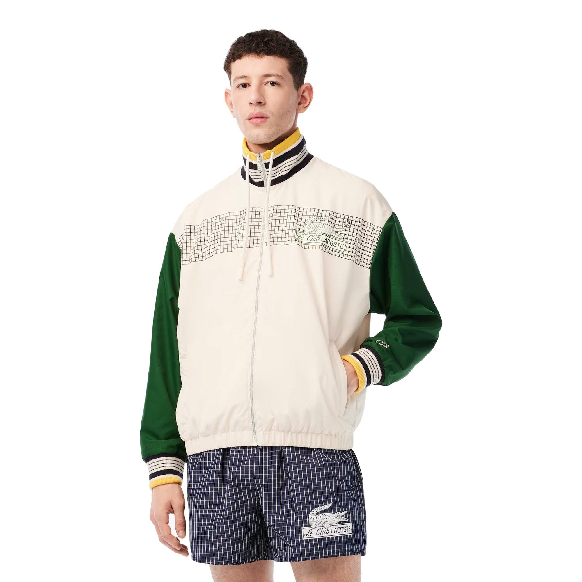 Lacoste Mens Recycled Polyester Track Jacket