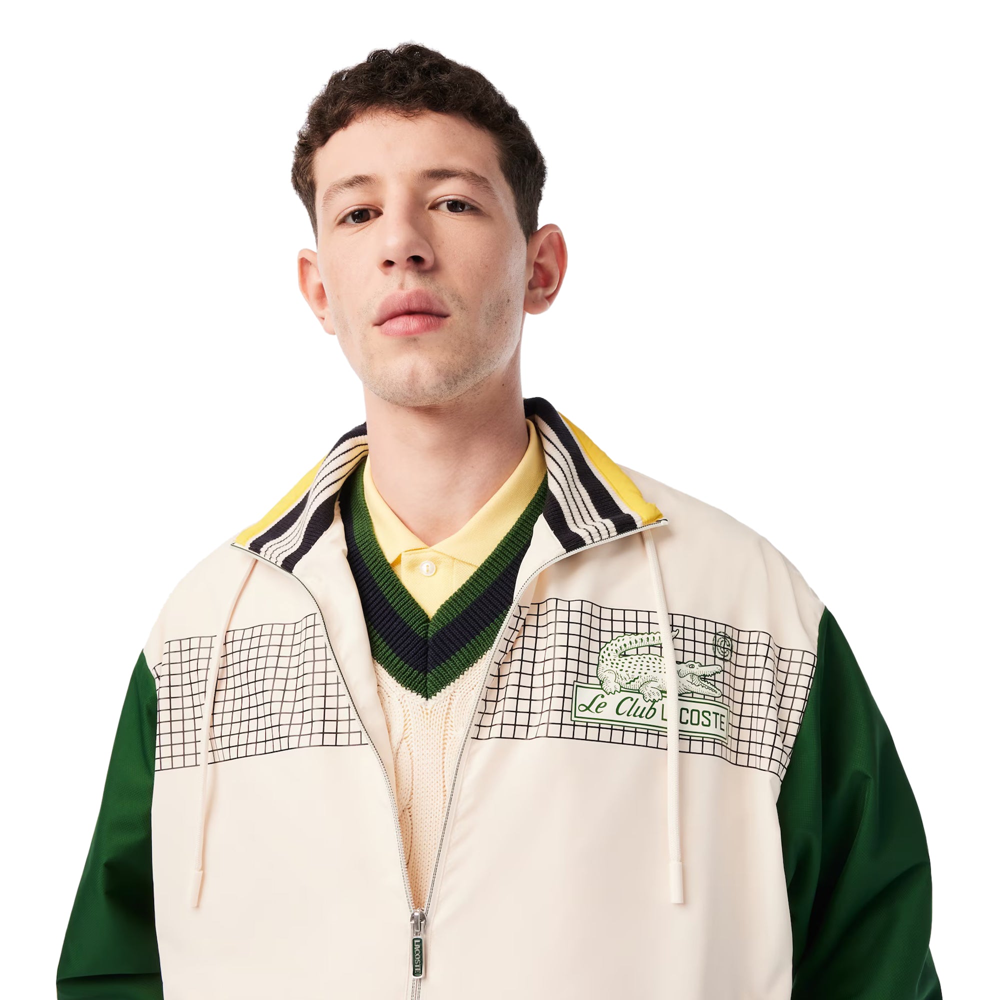 Lacoste Mens Recycled Polyester Track Jacket