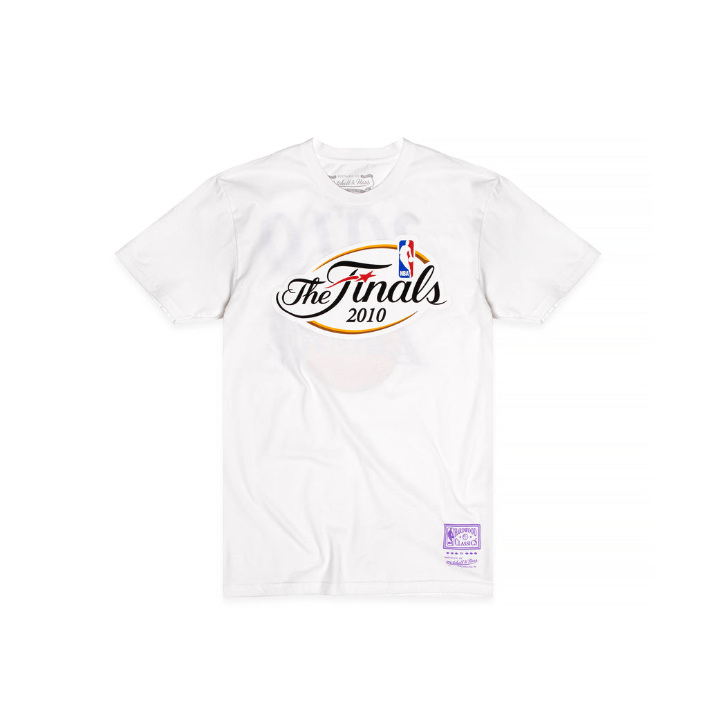 Mitchell And Ness Men NBA Los Angeles Lakers Finals 2002 Tee white