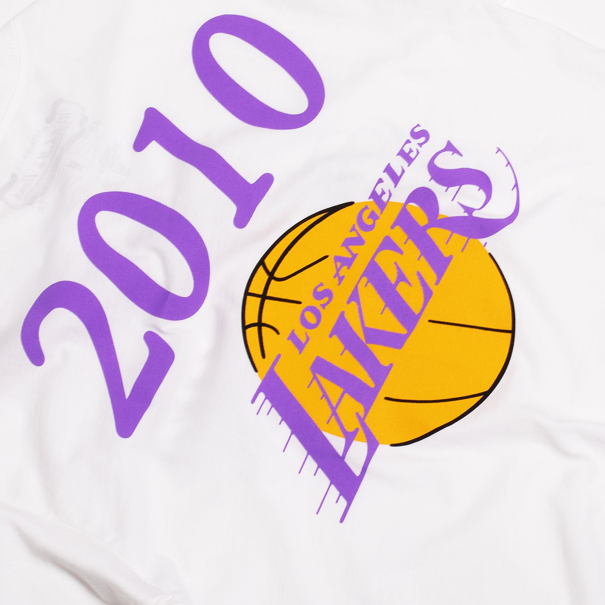 Mitchell & Ness Mens Los Angeles Lakers Finals Tee 'White'