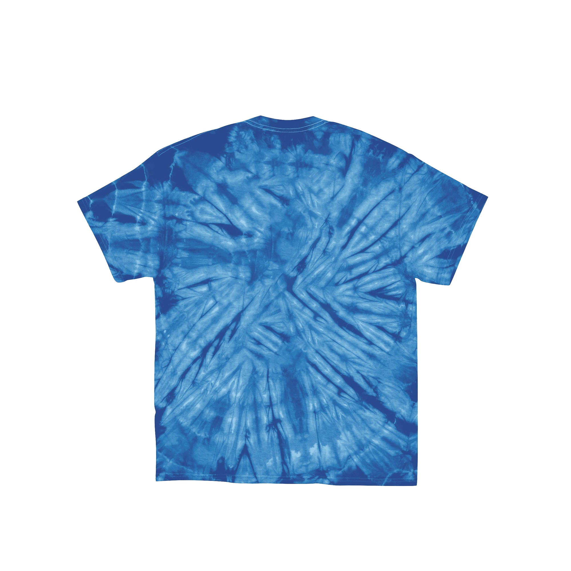 Mitchell & Ness Mens Branded Once Upon A Tie Dye Tee Collab 'Royal'