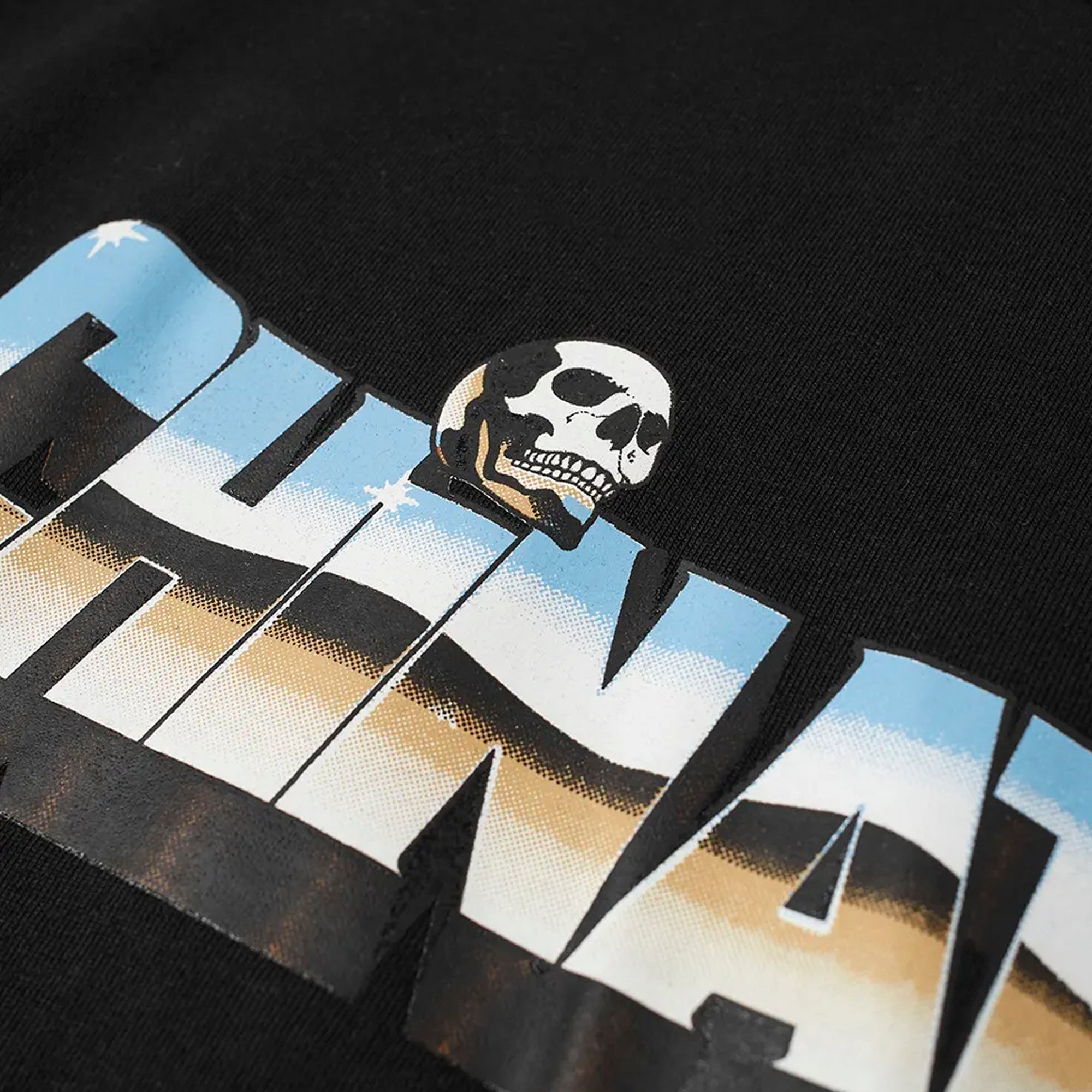Chinatown Market Men Chrome Skull 'Black' Tee