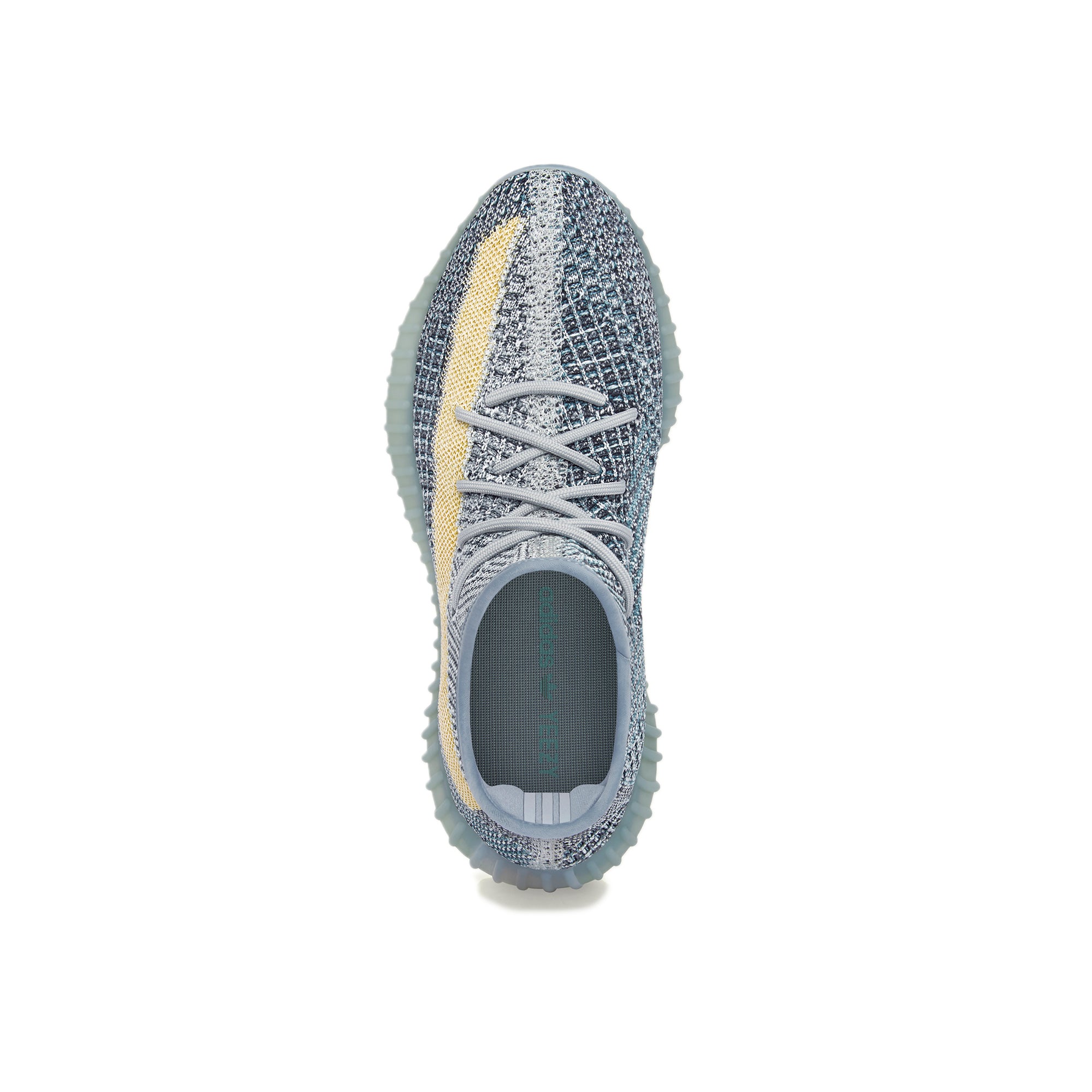 Adidas Mens Yeezy 350 V2 'Ash Blue' Shoes