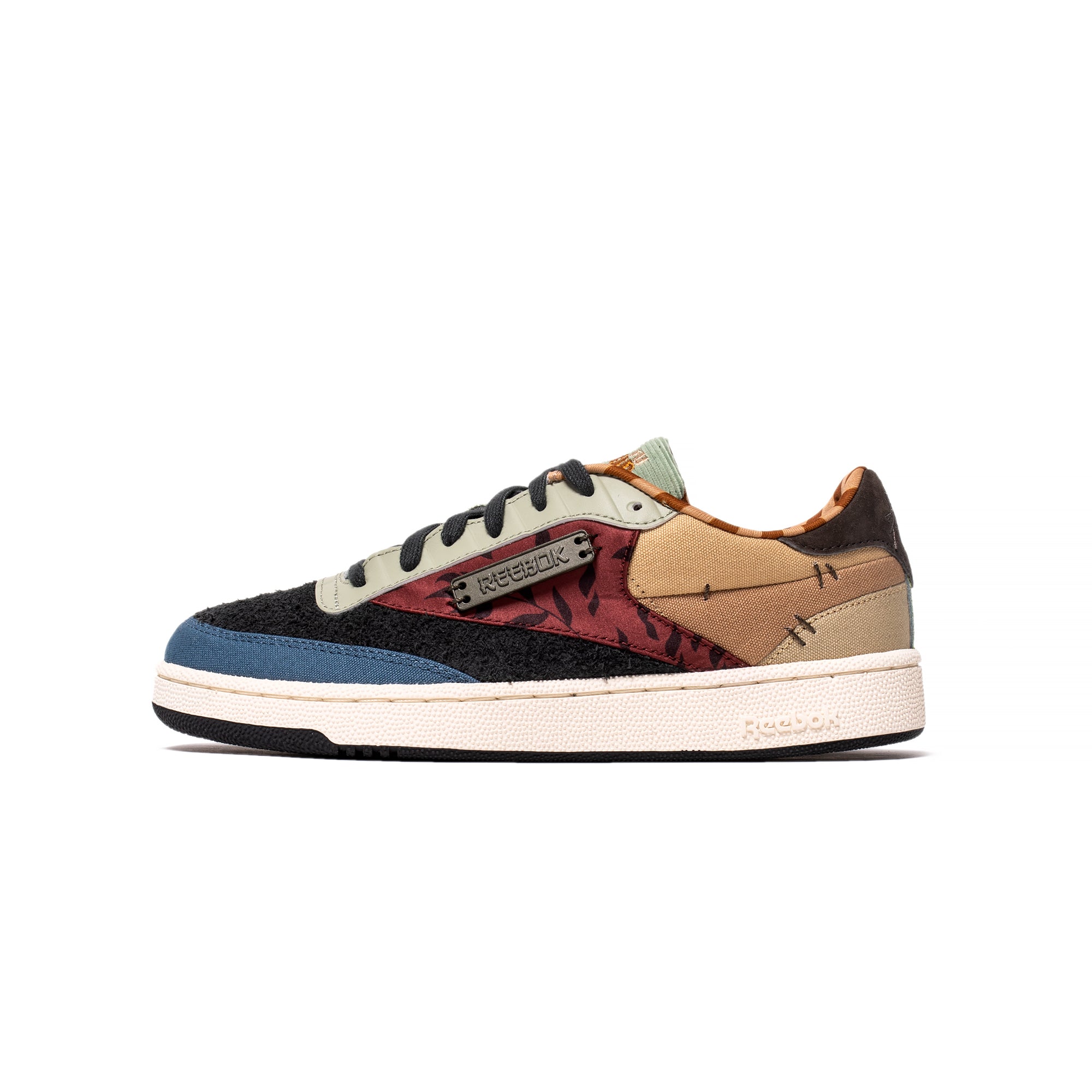 Reebok Mens Club C 85 'Kung Fu Panda Patchwork' Shoes