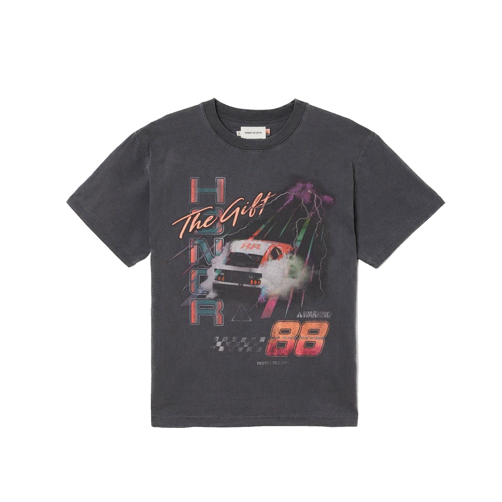 Honor The Gift Mens Grand Prix T-Shirt 'Grey'