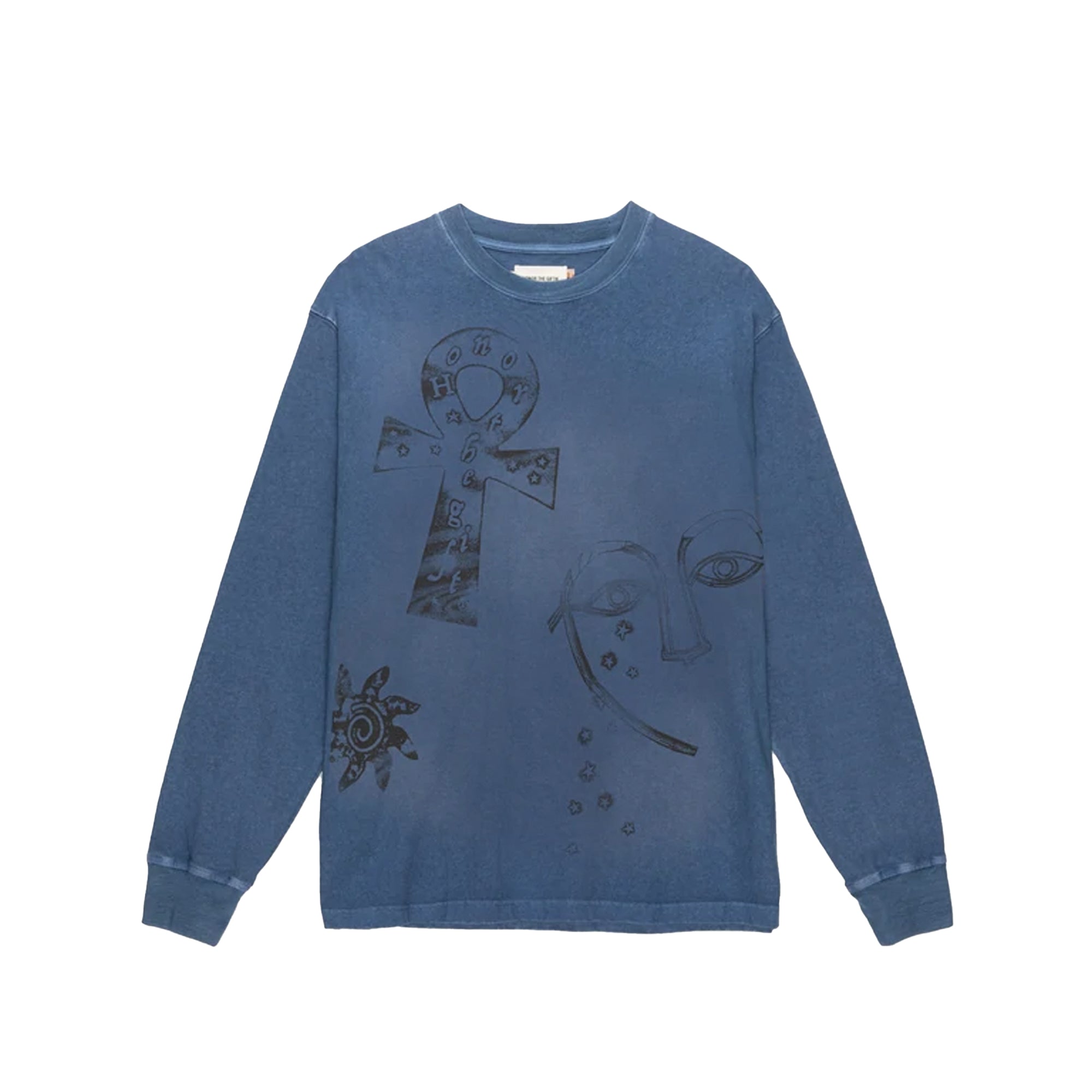 Honor The Gift Mens Elder L/S Tee Long Beach Navy