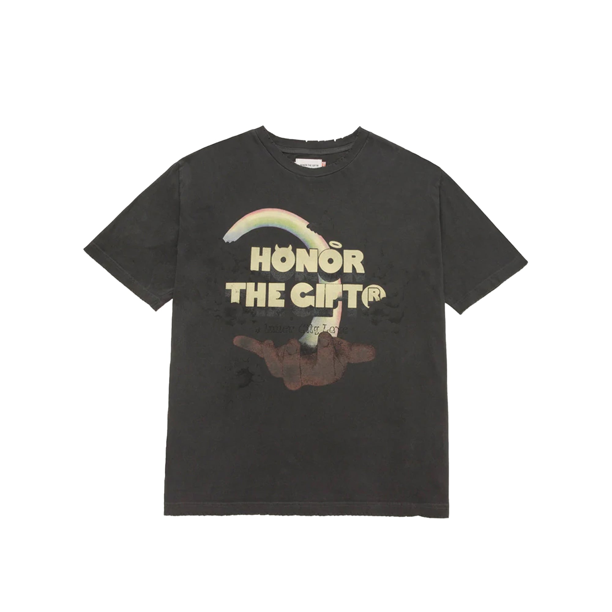 Honor the Gift Mens Palms SS Tee Black
