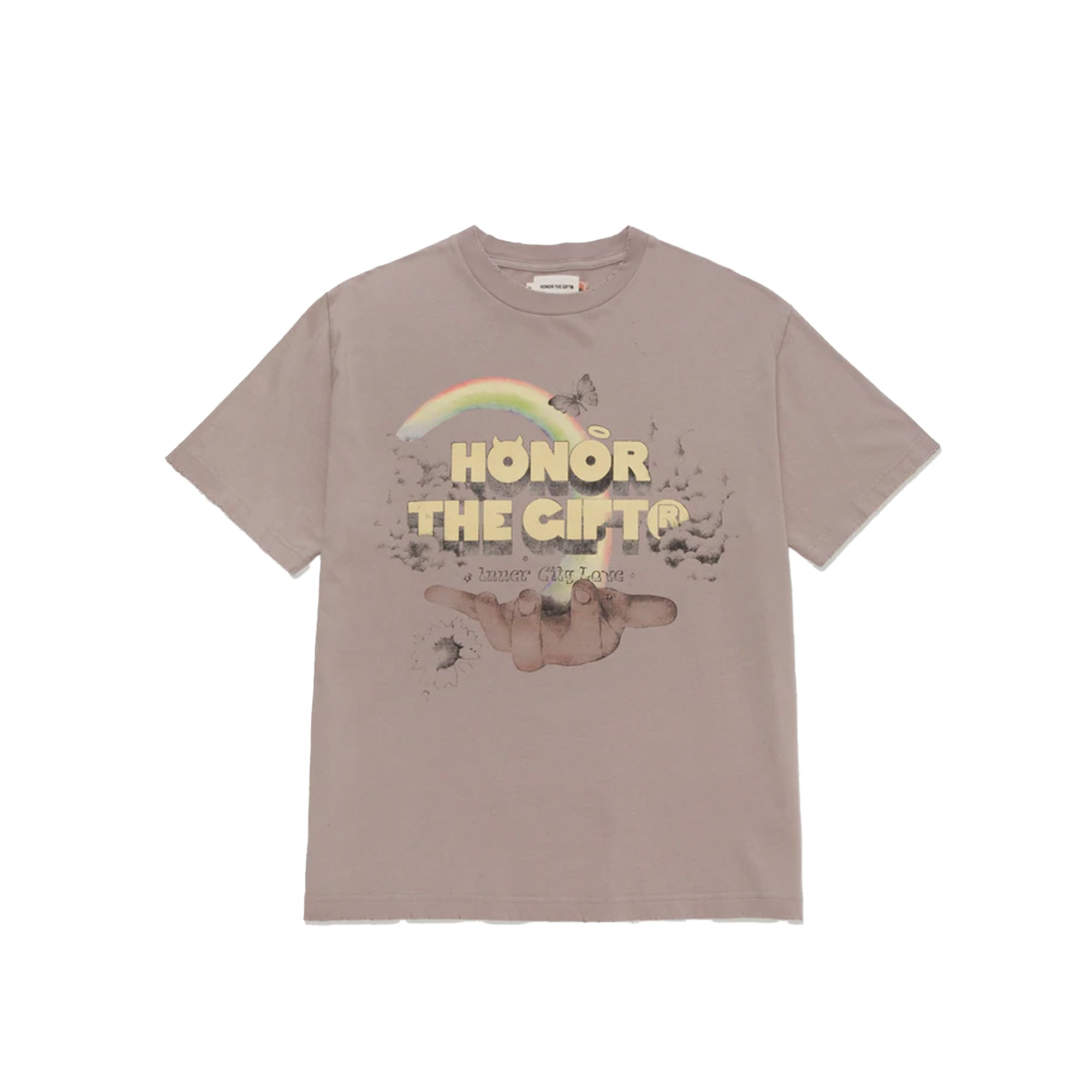 Honor the Gift Mens Palms SS Tee Stone