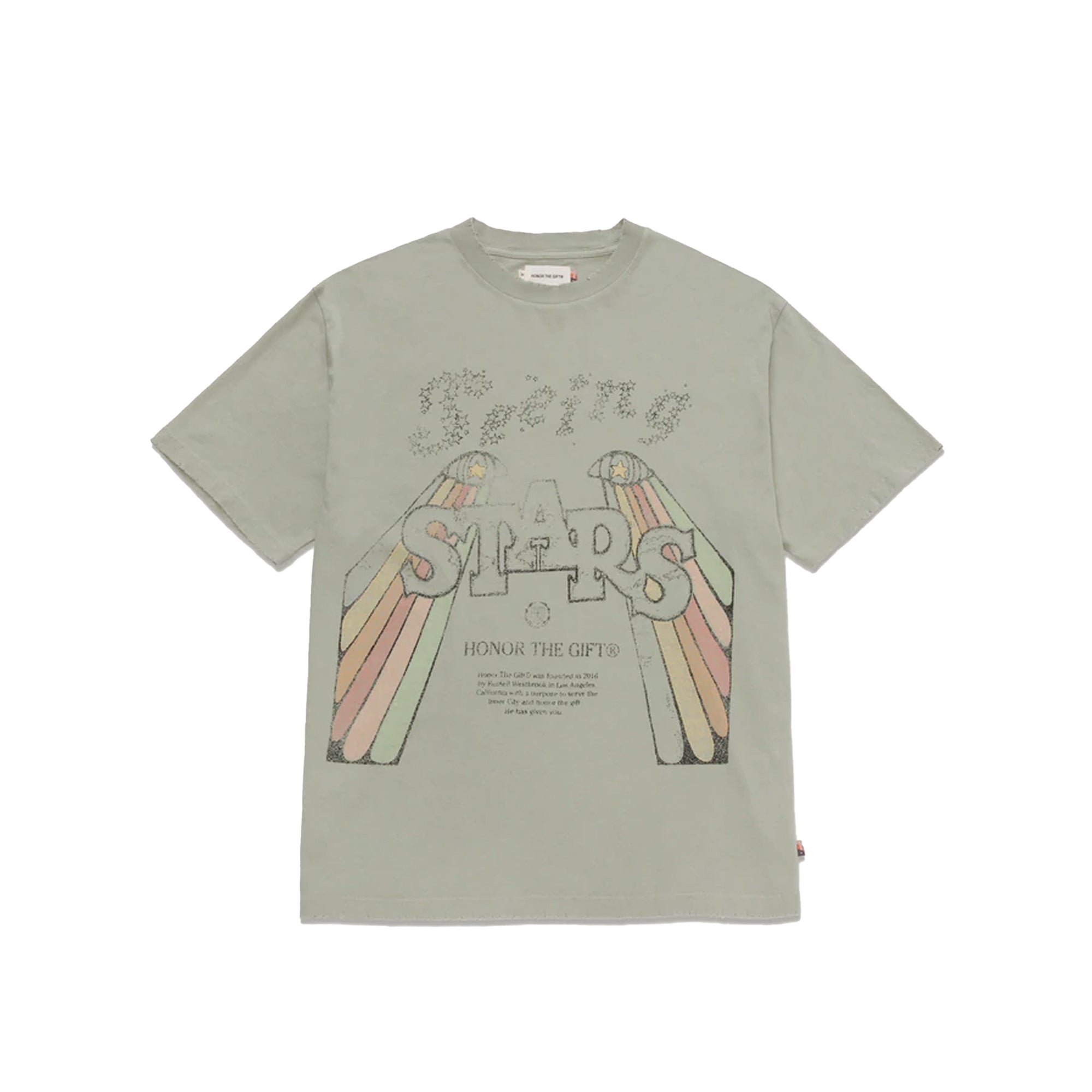 Honor the Gift Mens Seeing Stars SS Tee Sage