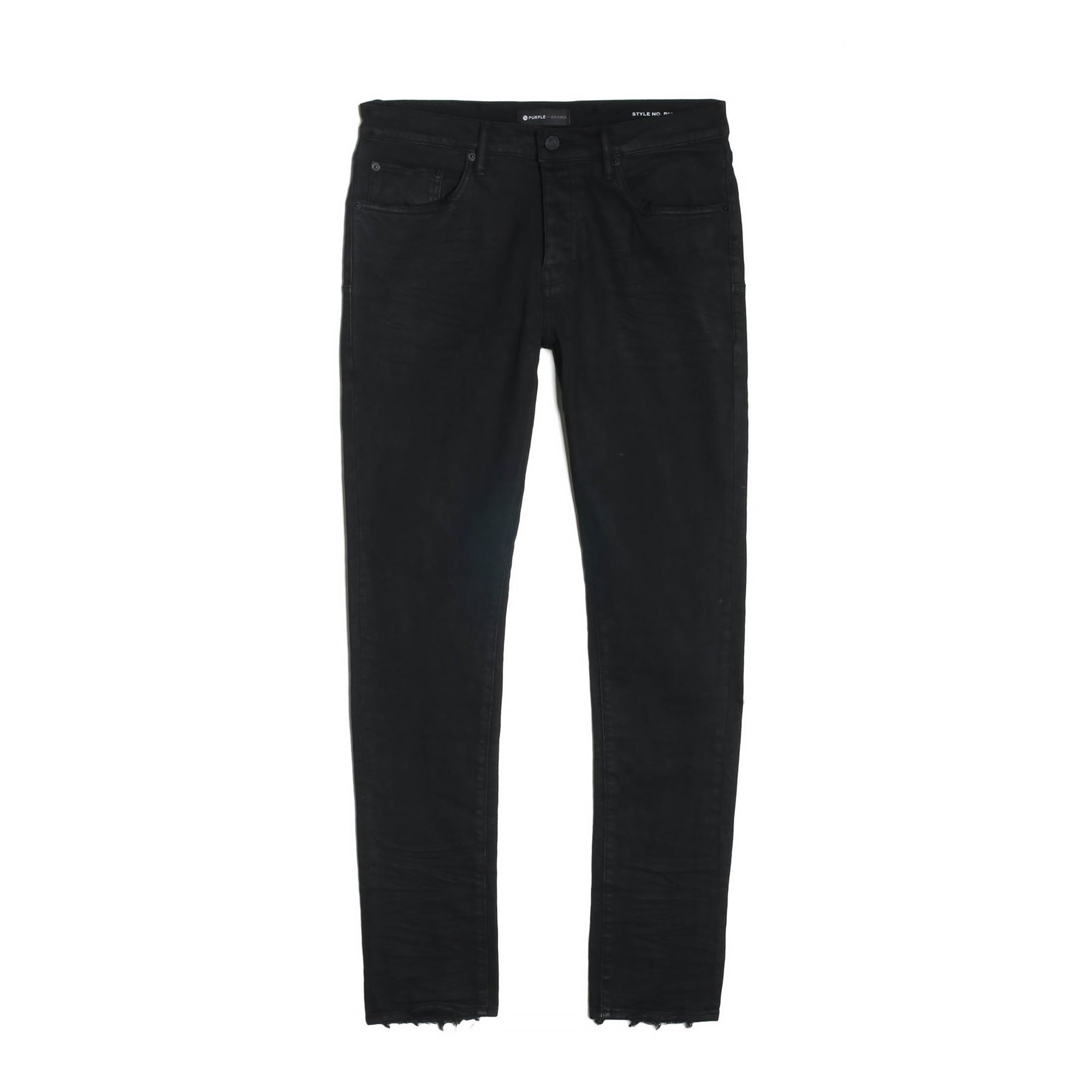 Purple Mens Low Rise Skinny Jean 'Black Resin'