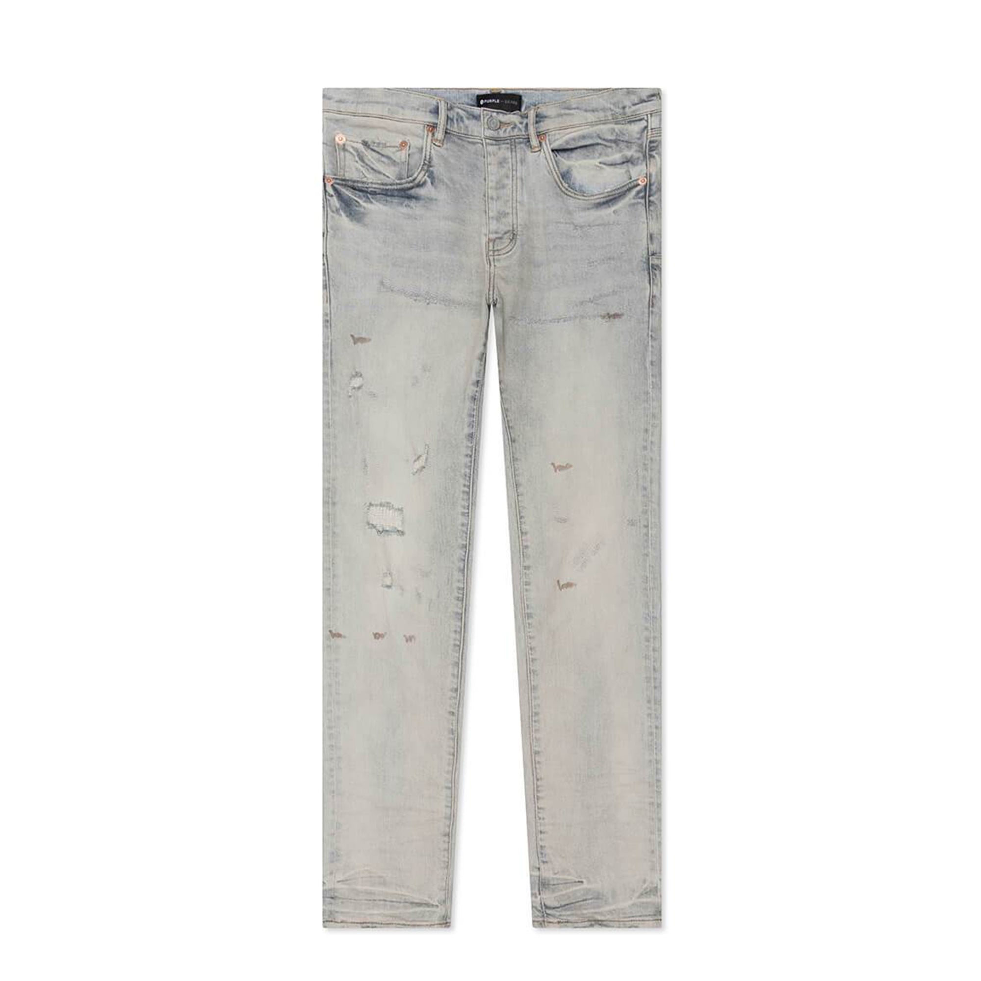 Purple Brand Mens Low Rise Skinny Jean 'Superlight Oil Repair'