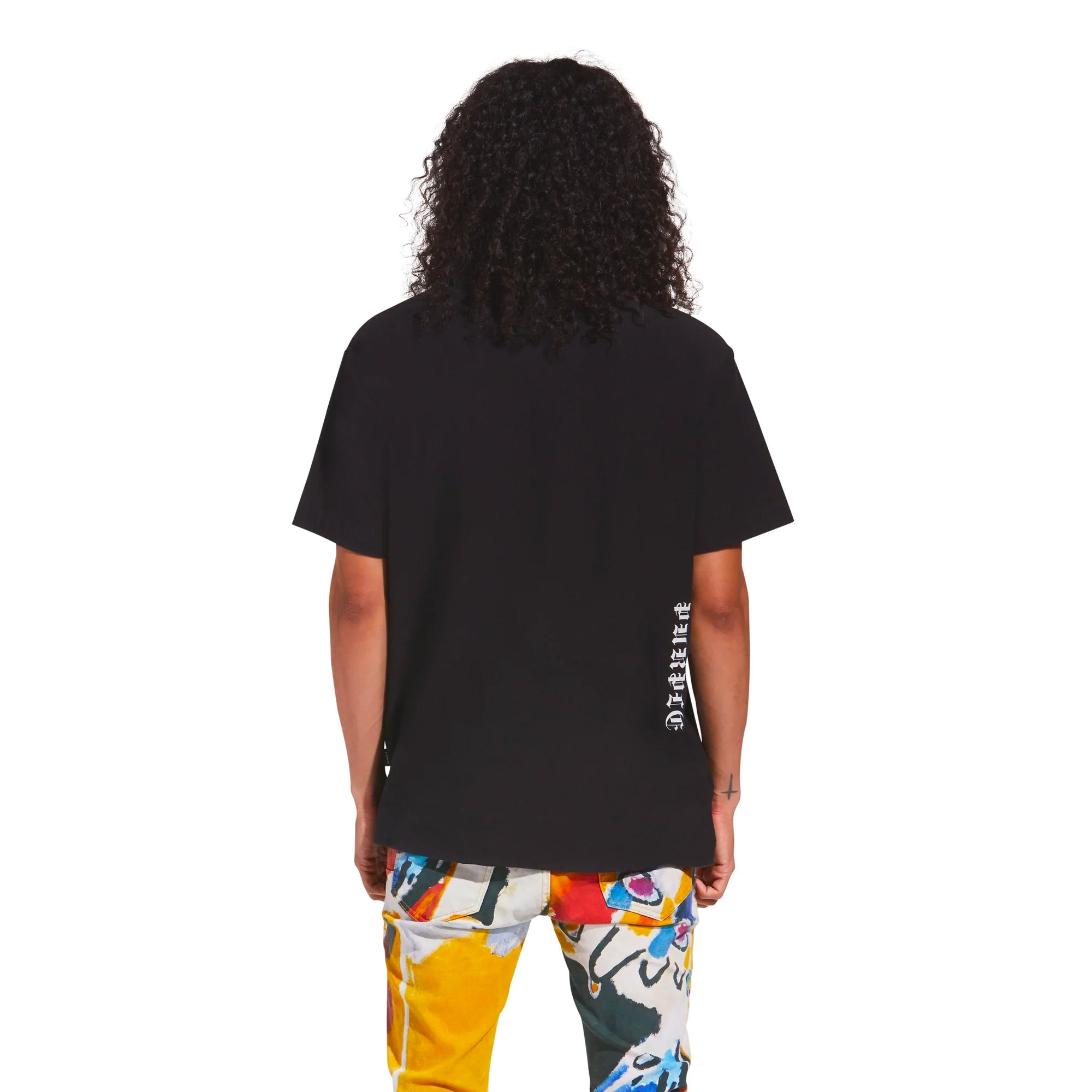 Purple Brand Mens Gothic Wordmark SS Tee