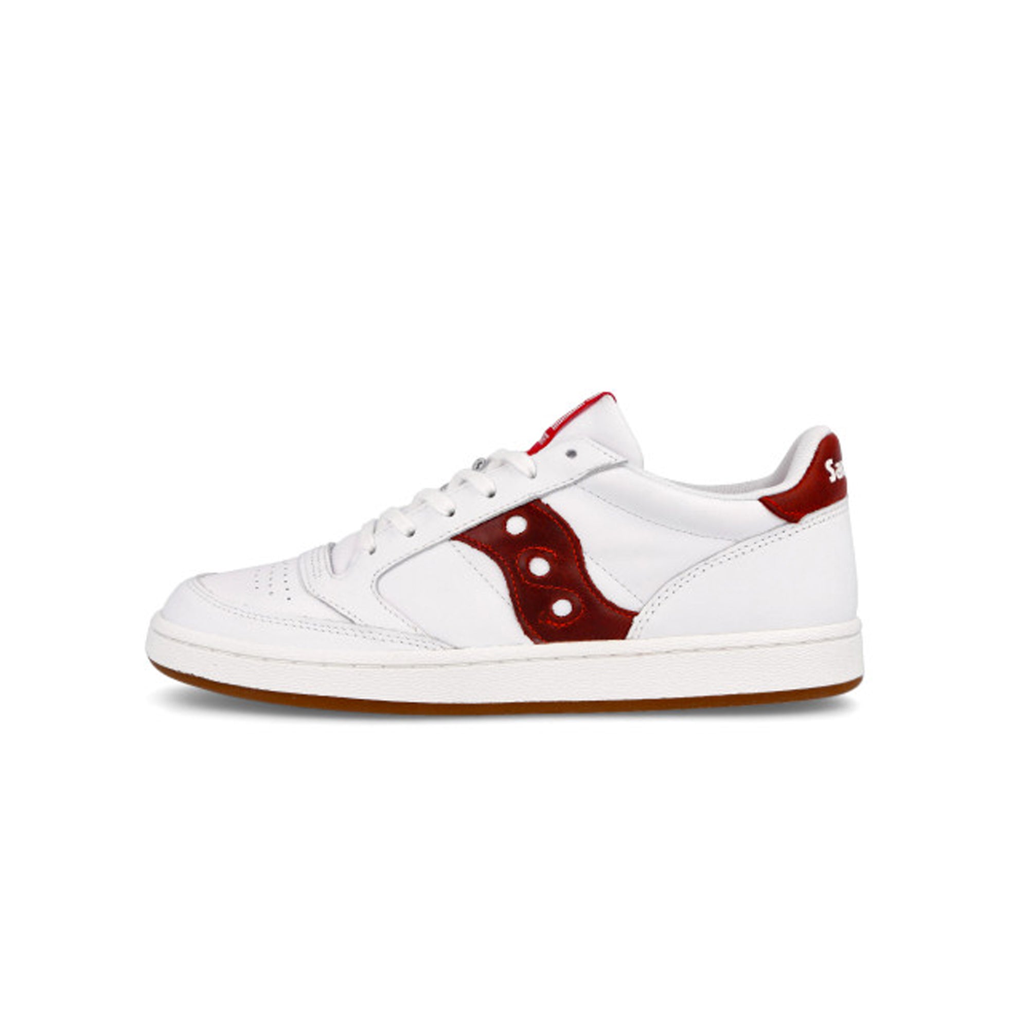 Saucony Mens Jazz Court Shoes 'White/Red'