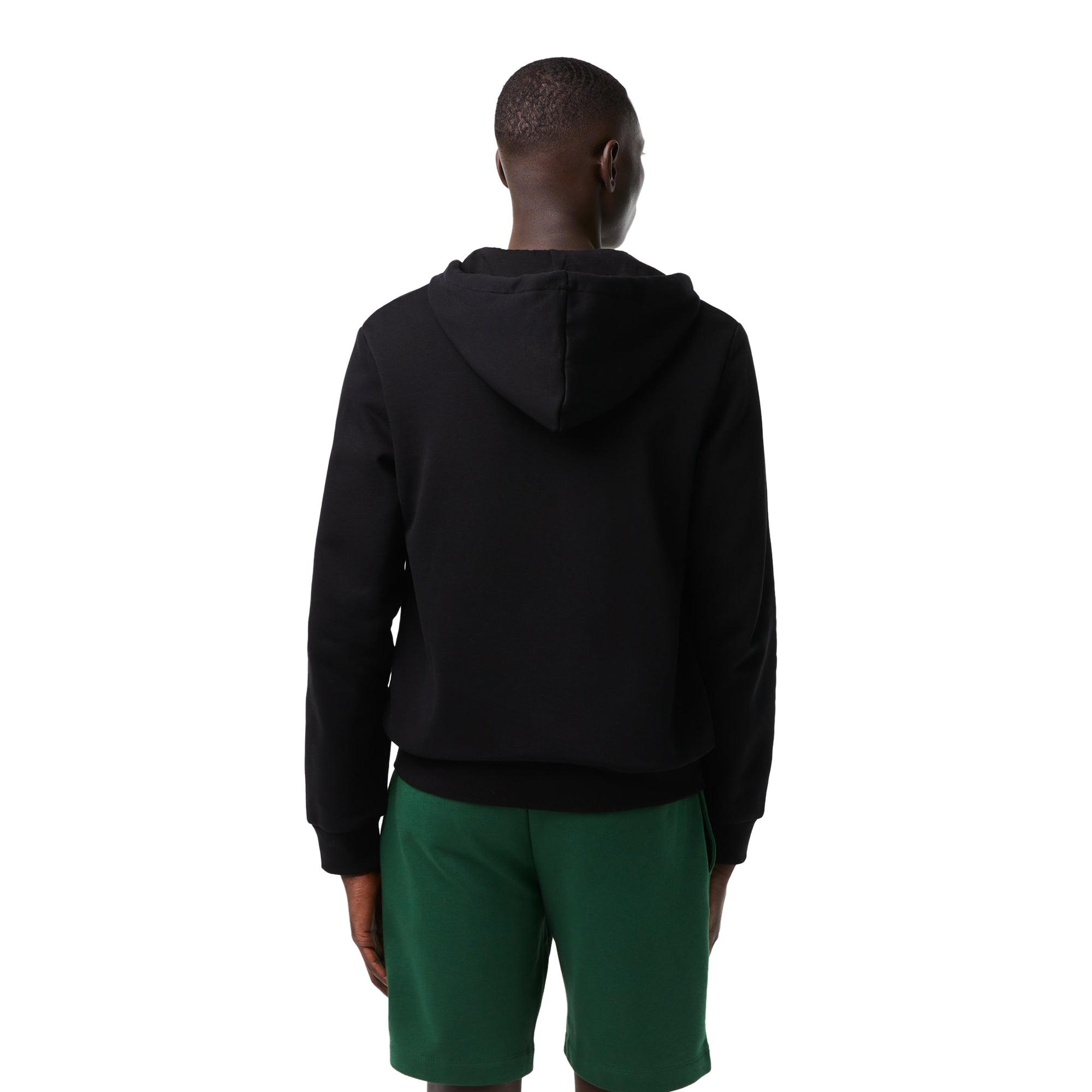 Lacoste Mens Kangaroo Pocket Fleece Zipped Sweatshirt